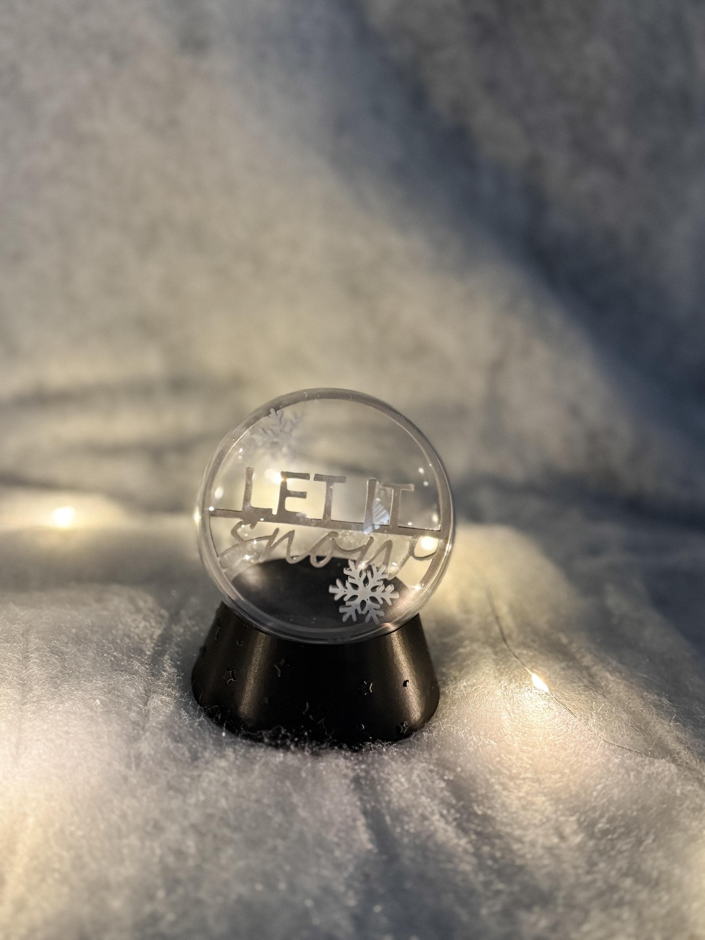 Schneekugel Geschenkverpackung