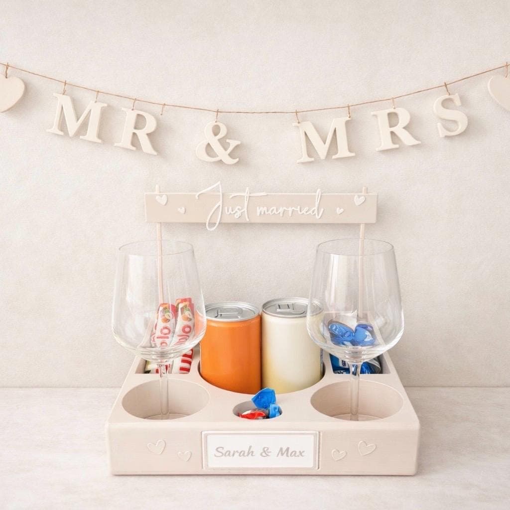 Couchbar | Couchbar Just married | Hochzeitsgeschenk | Geschenk zur Hochzeit | Geschenk personalisiert | Hochzeit