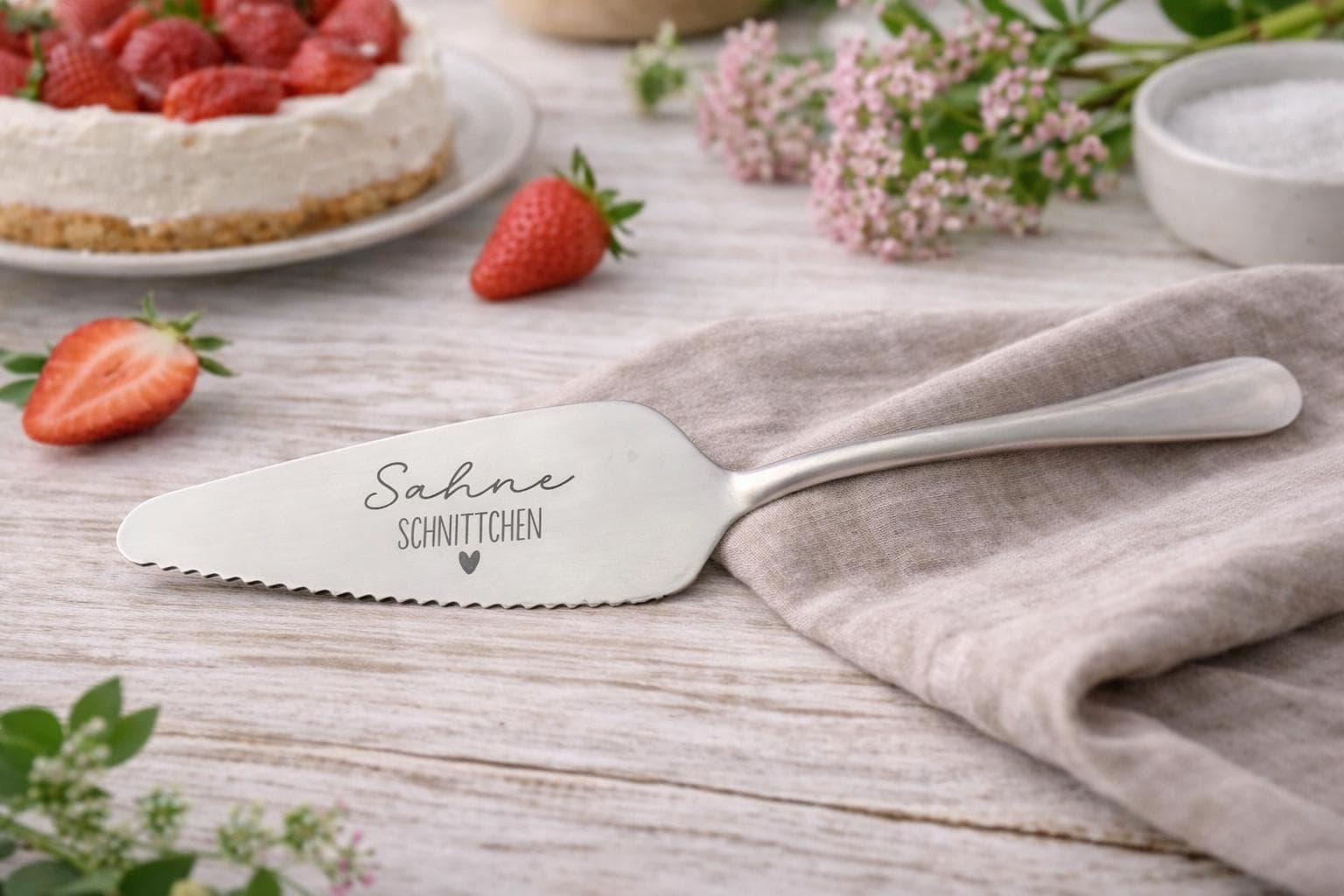 Personalisierter Tortenheber aus Edelstahl | Gravierte Kuchenschaufel | Geschenk für Kuchenliebhaber, Hochzeit, Geburtstag - image 5