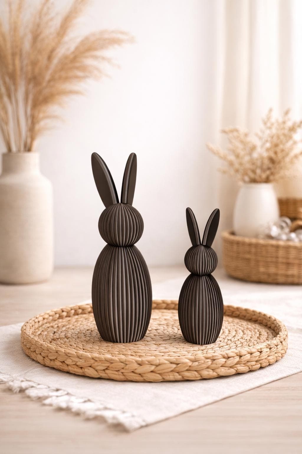 Minimalistische Osterhasen im 2er Set| Ostern | Osterhase | minimalistisch | Skandi | Oster | Frühlingsdeko | Osterdeko | Deko