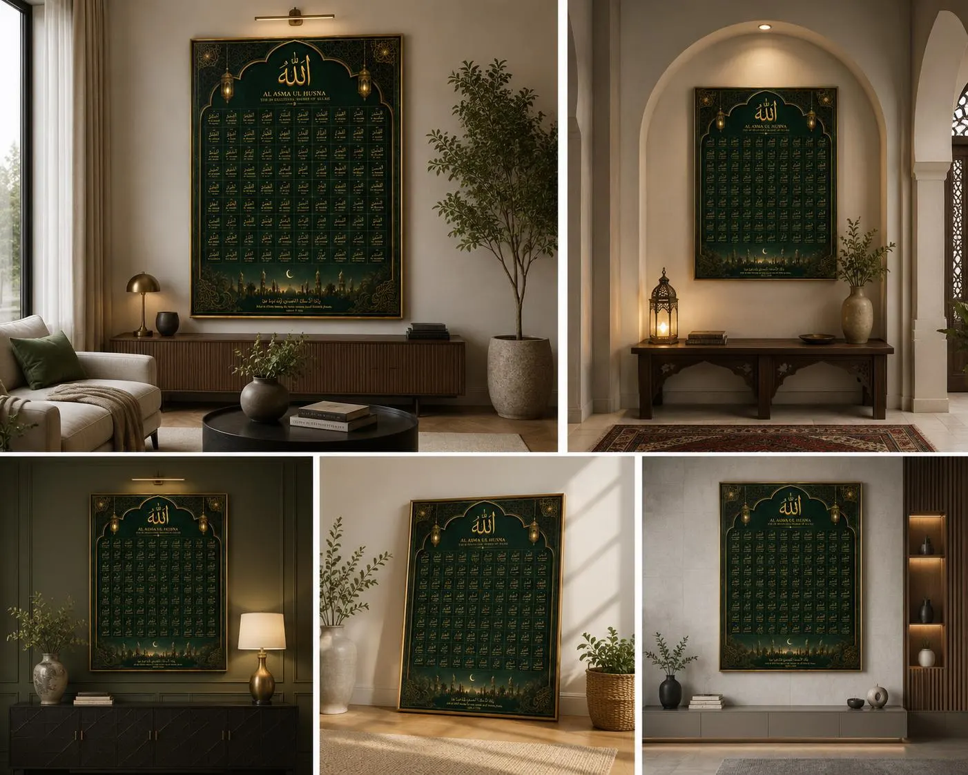 99 Names of Allah Wall Art | Asma Ul Husna Islamic Decor (Digital Download) - image 3