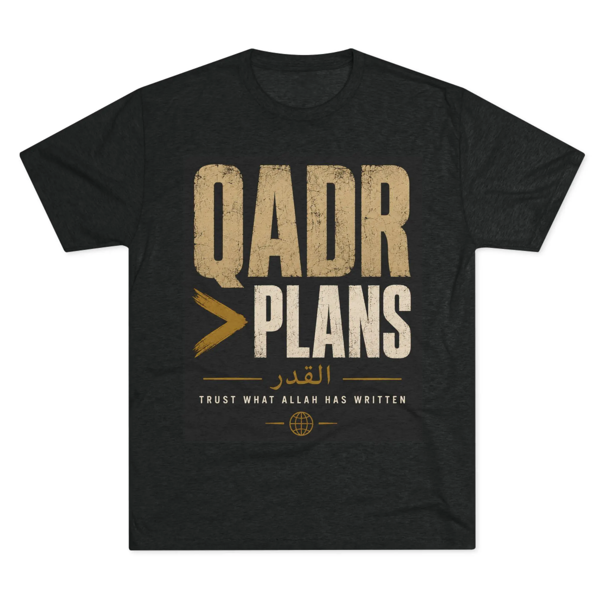 Qadr Plans Islamic T-Shirt | Trust What Allah Has Written