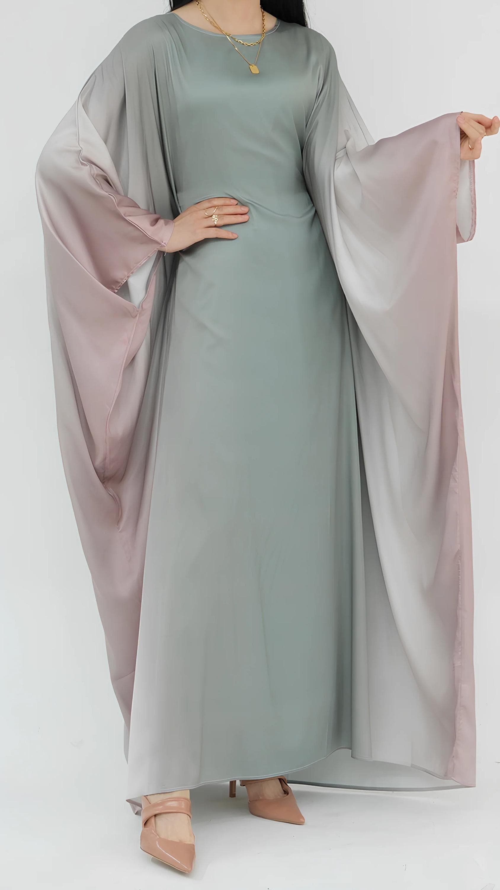 Gradient Butterfly Abaya - image 5