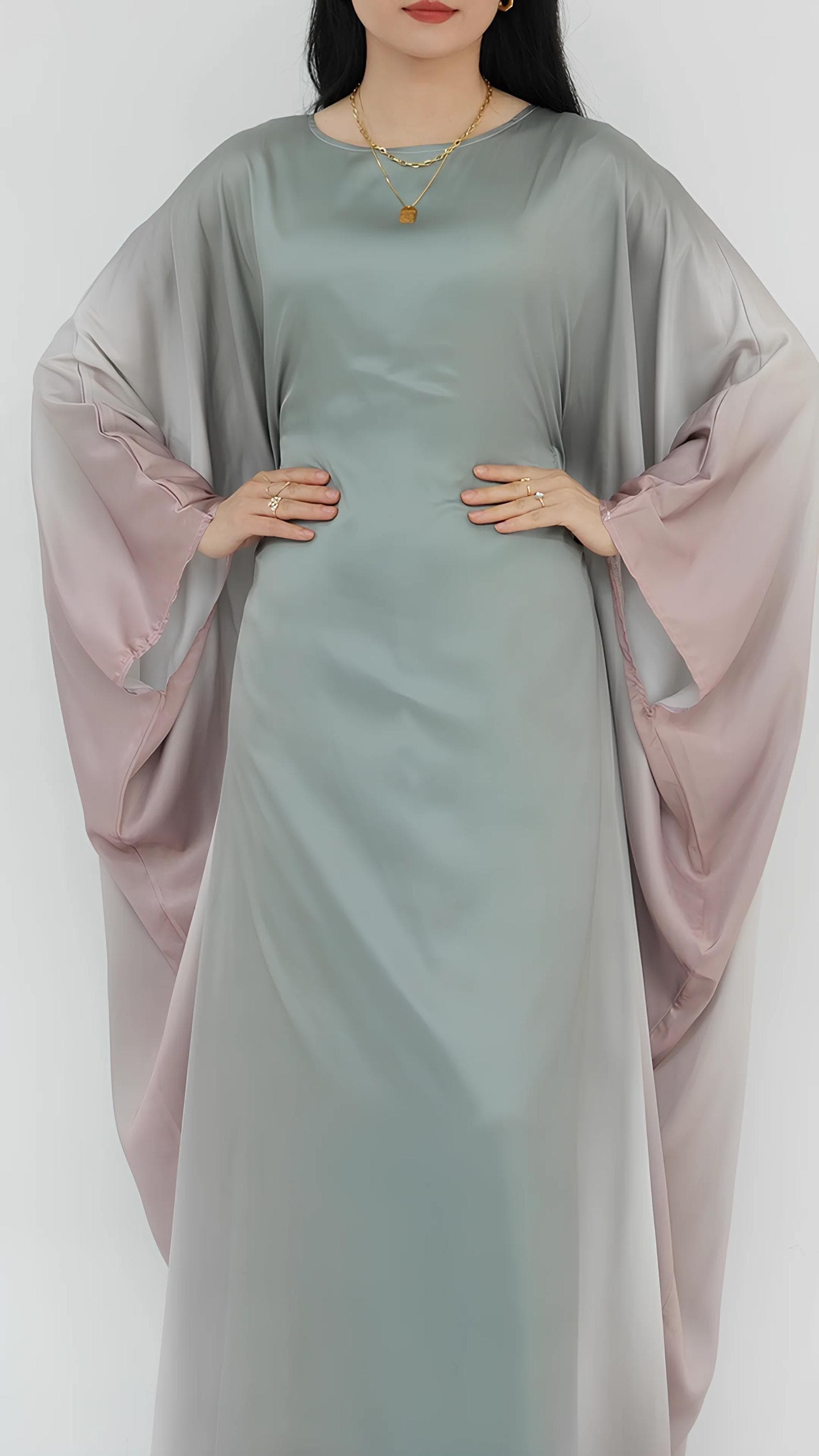 Gradient Butterfly Abaya - image 4