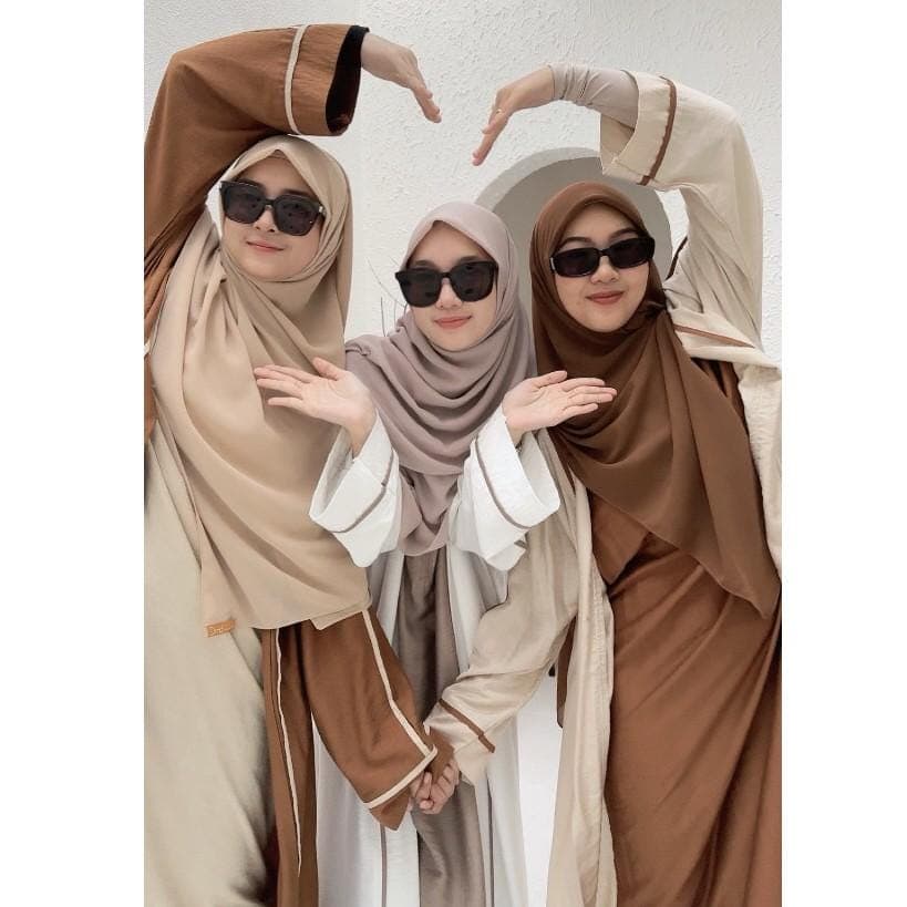 Elegant Muslimah Dress | Modest Fashion Abaya | Soft Fabric Gamis | Luxury Modest Outfit - image 4