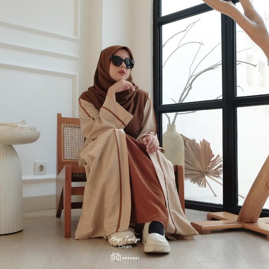 Elegant Muslimah Dress | Modest Fashion Abaya | Soft Fabric Gamis | Luxury Modest Outfit