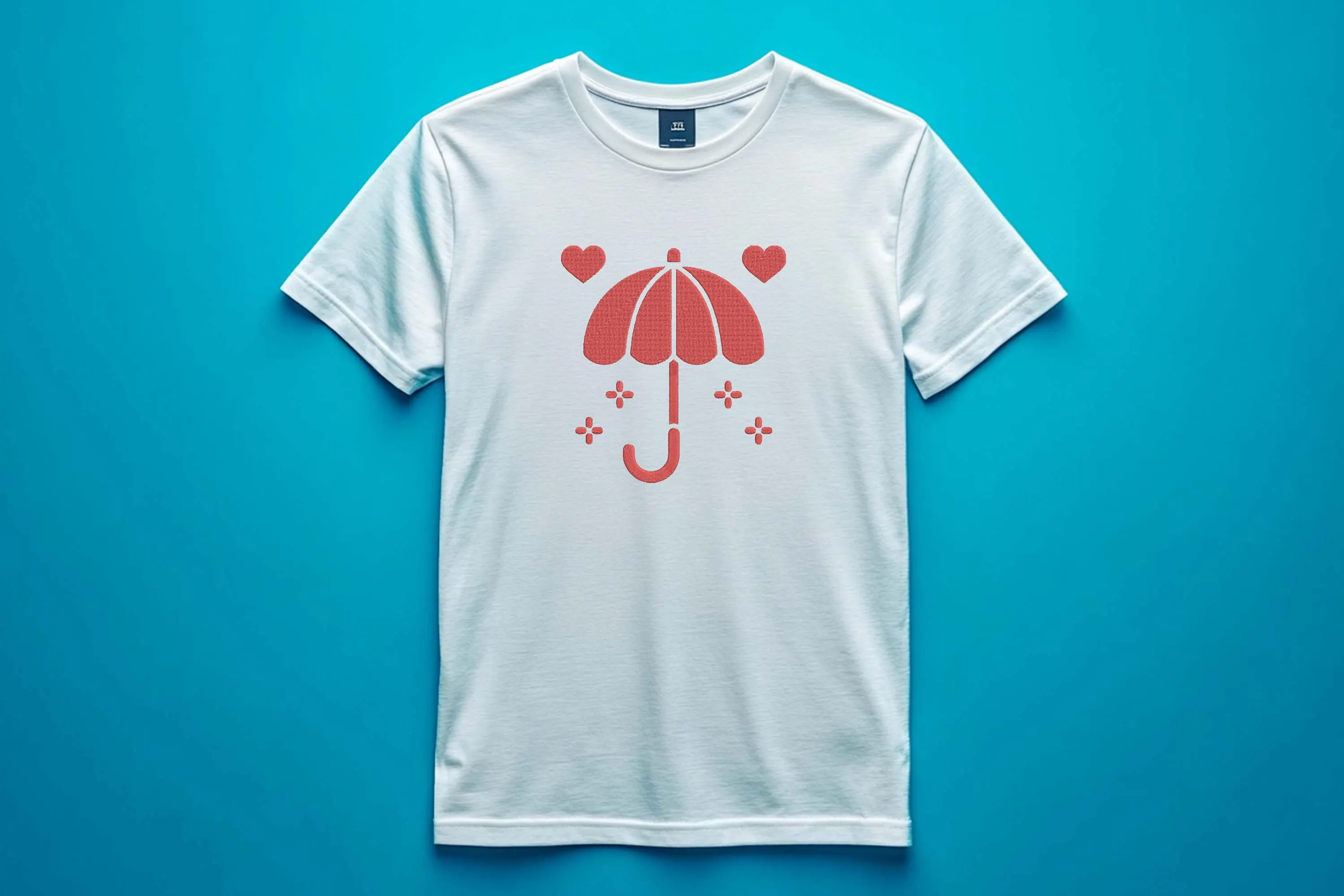 Cute Umbrella Embroidery Designs Bundle - Kawaii Umbrella Machine Embroidery Files - Rain Love Heart Umbrella Embroidery Pattern -14 Designs - image 3