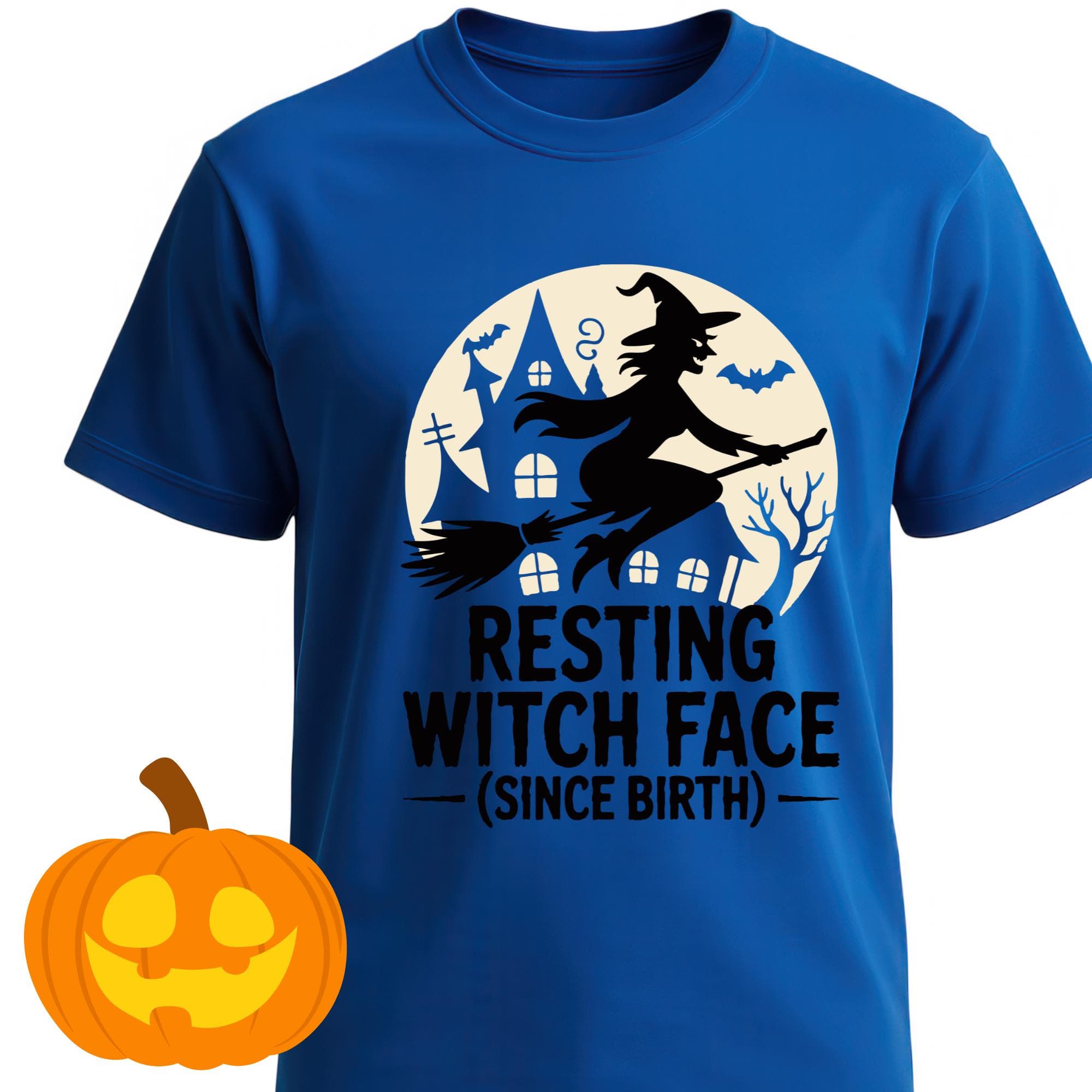 Funny Witch Mom Halloween SVG PNG, Resting Witch Face Shirt Design, Witch Can Drive A Stick, Haunted House Cricut, Digital Download - image 5