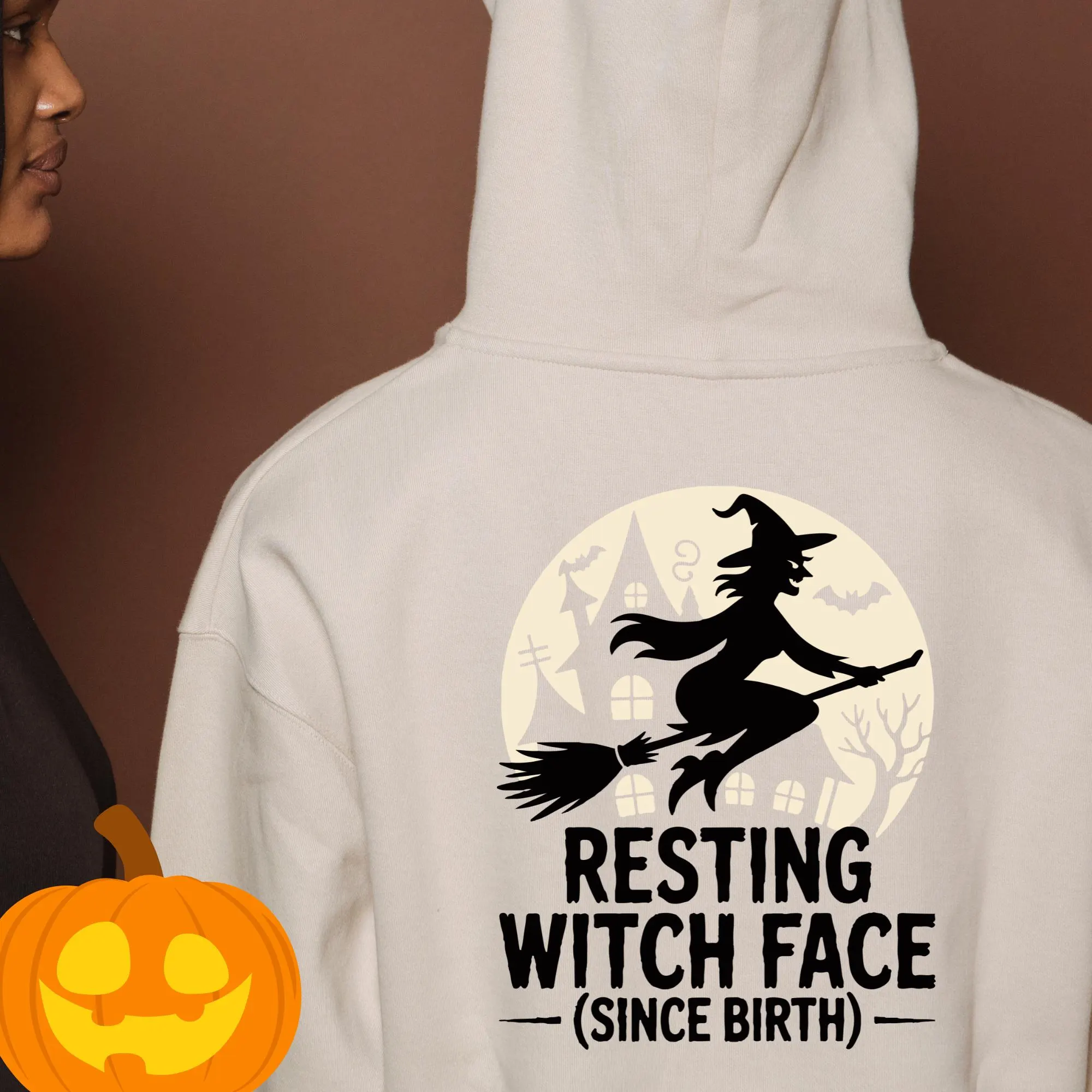 Funny Witch Mom Halloween SVG PNG, Resting Witch Face Shirt Design, Witch Can Drive A Stick, Haunted House Cricut, Digital Download - image 4