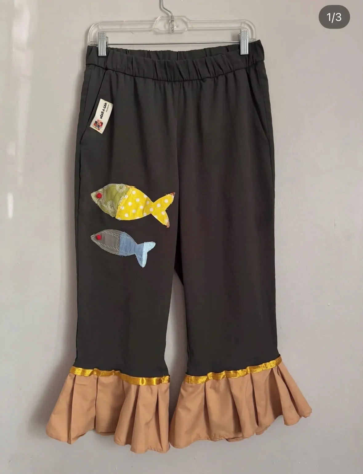 Custom Denim Jacket or Shirt with Handcrafted Patches | Cats, Fish, Pomegranate Branch - image 3
