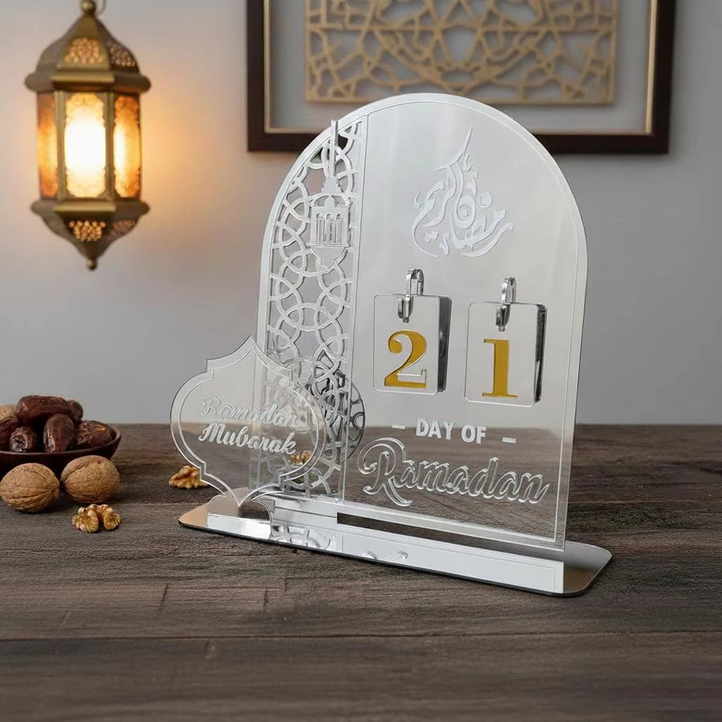 Acrylic Ramadan Countdown Calendar – Islamic Home Decor, Eid Mubarak Gift, Ramadan Kareem Decoration - image 5