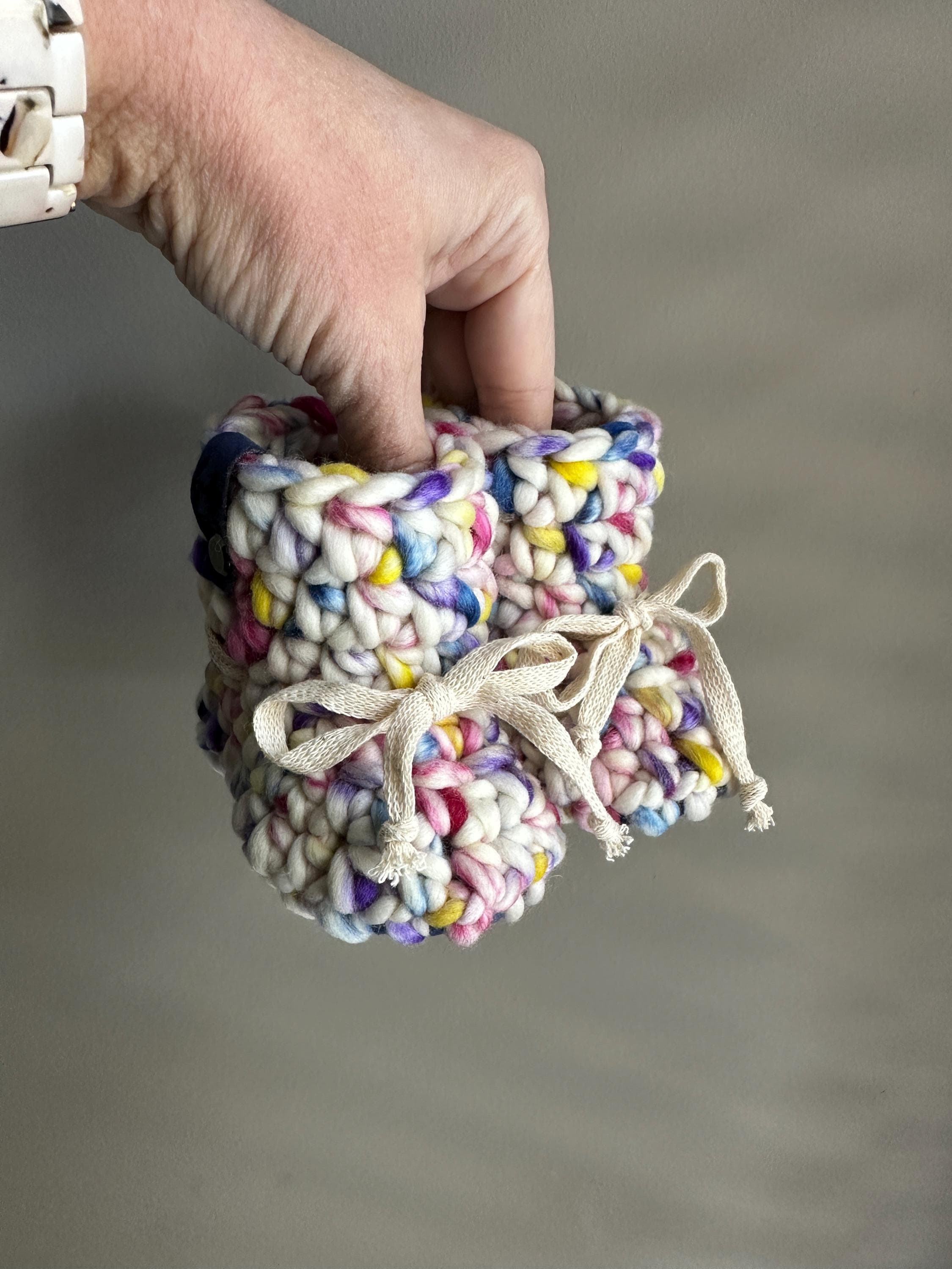 Newborn Merino Wool Booties: Luxury Baby Slippers - Answered Prayer - image 3