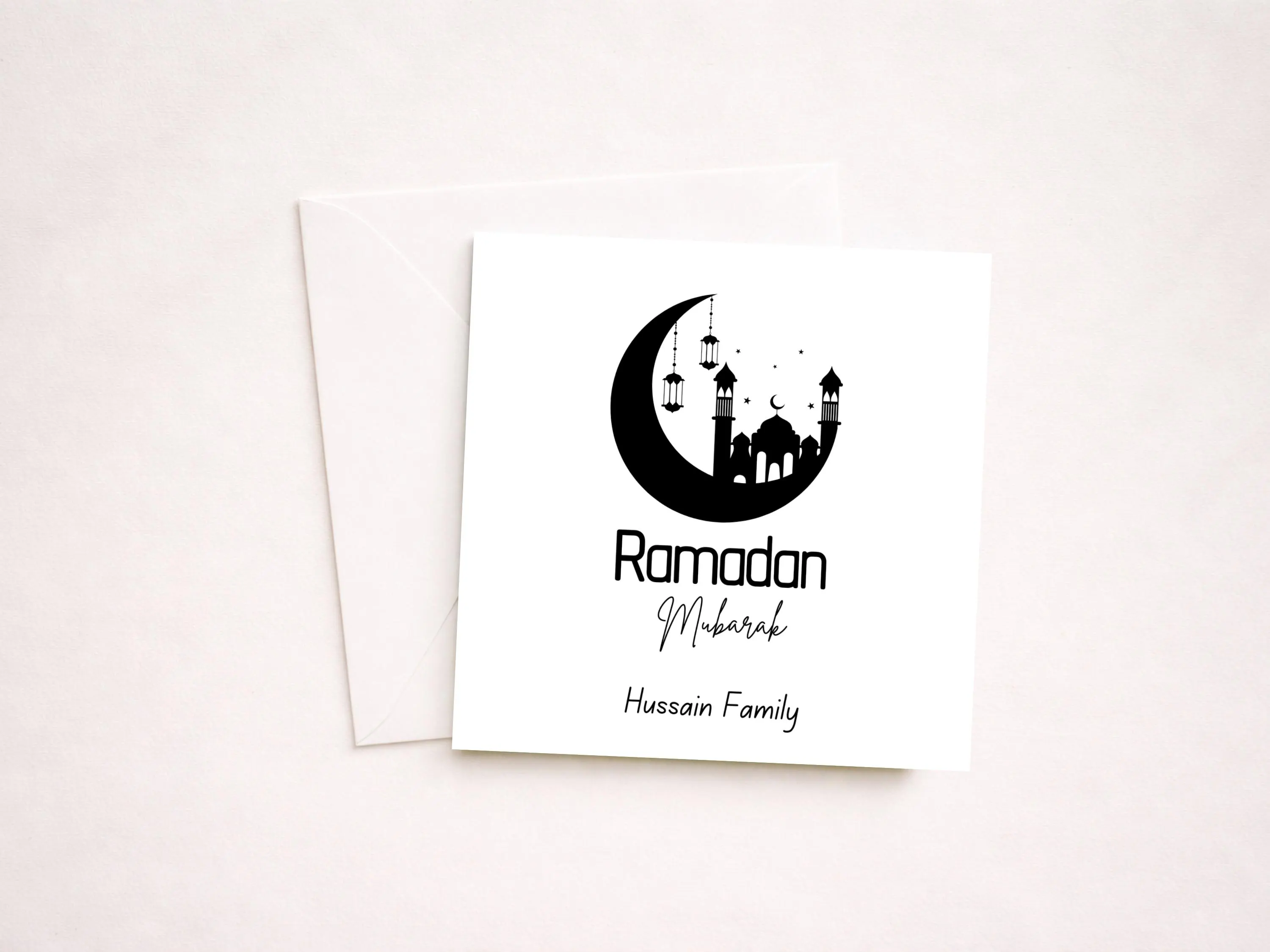 Ramadan Mubarak Card, Personalised Name, Islamic Greeting, Muslim Ramadan Gift - image 4