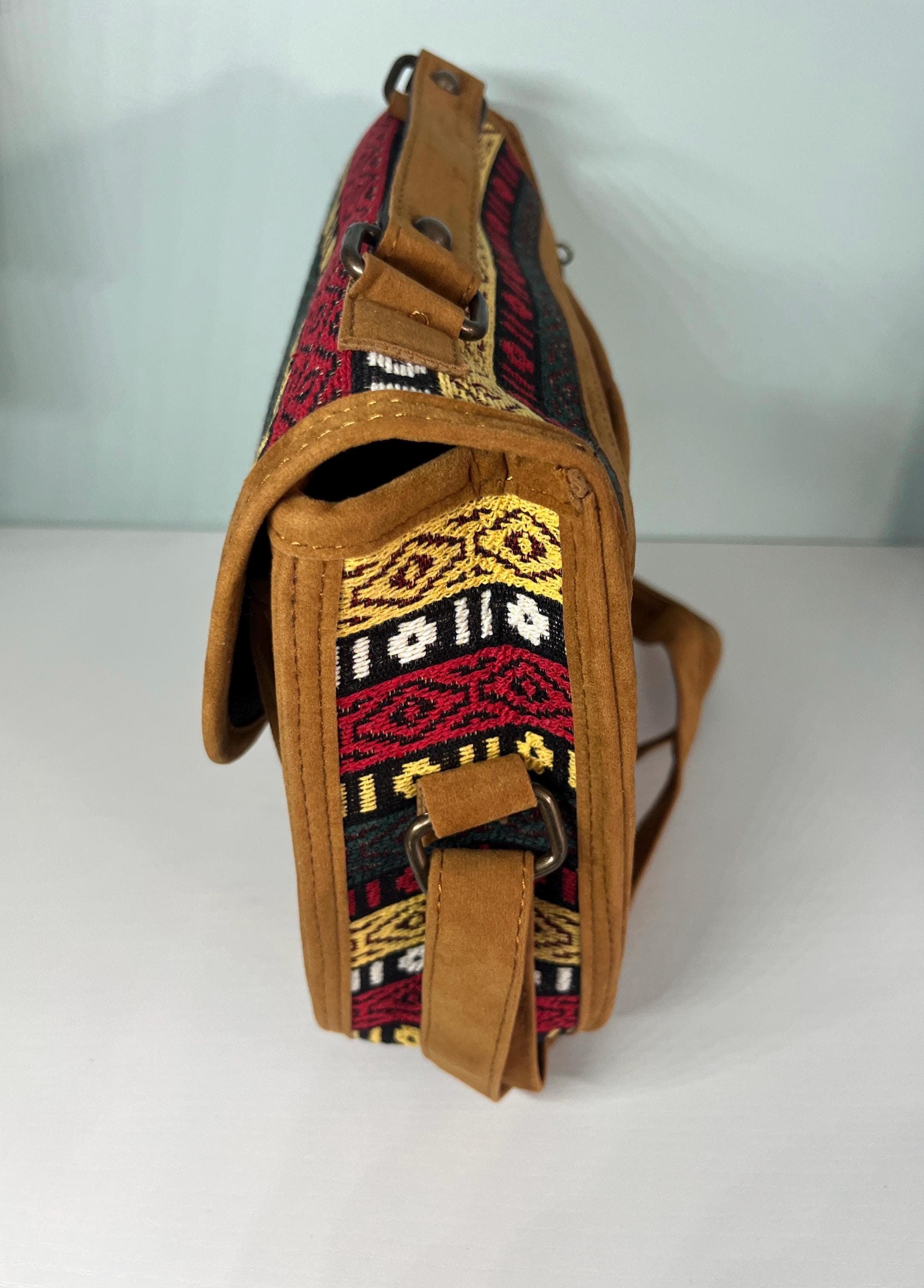 Bohemian Tapestry Crossbody Bag: Turkish Kilim Style Shoulder Purse - image 4