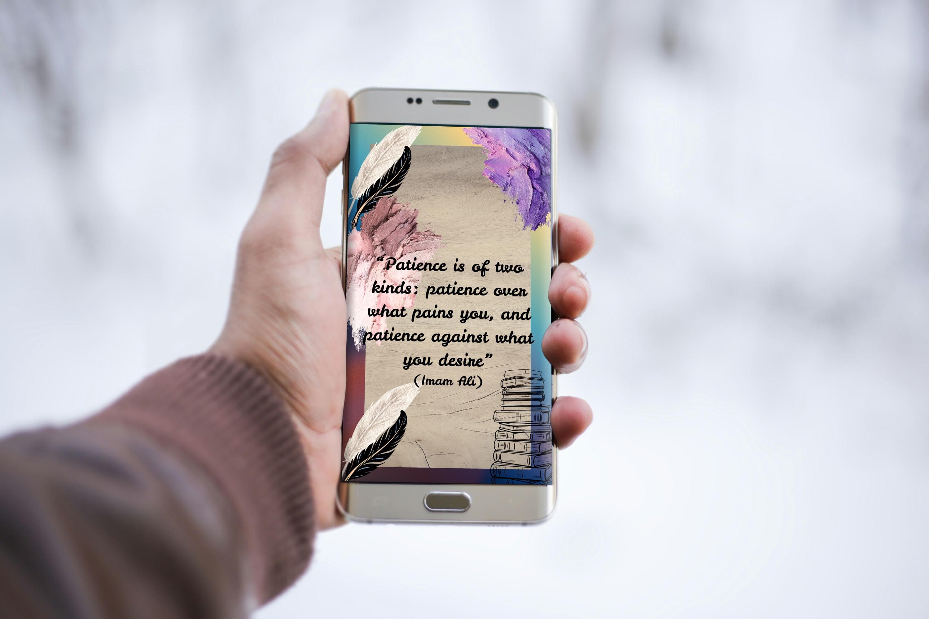 Student Exam Motivation Islamic Wallpaper Bundle | Quran Verses for Muslim Students | Tawakkul Study Motivation | 12 Phone Wallpapers - image 3