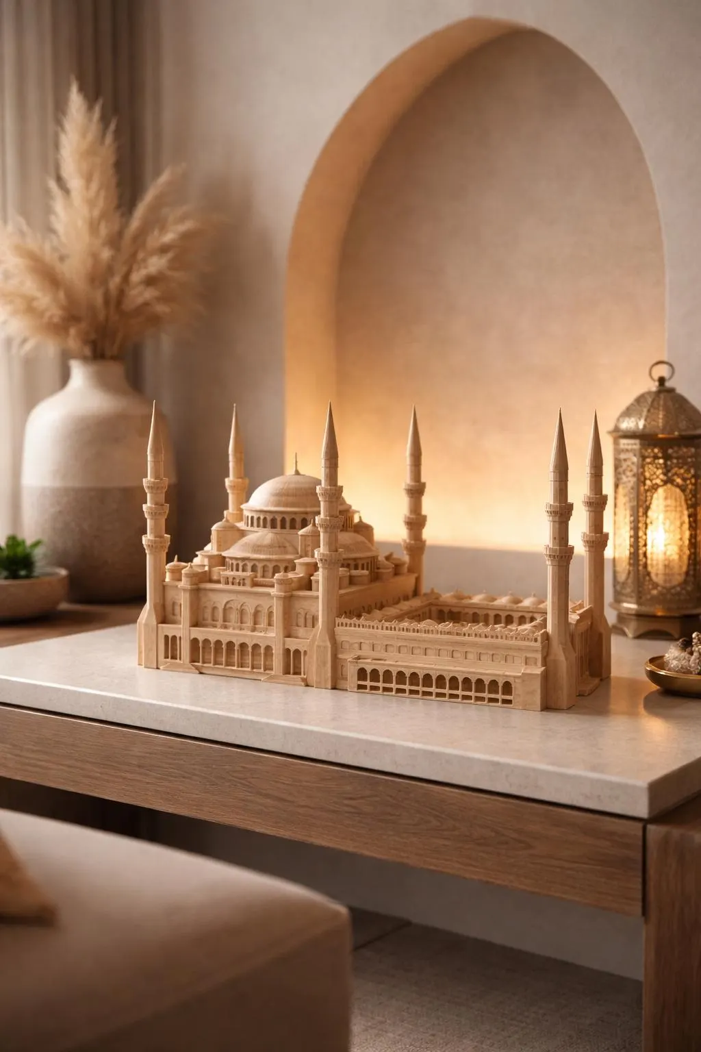 Sultan-Ahmed-Moschee 3D Druck – Souvenir Modell – Detailgetreue Islamische Architektur Replik – Geschenk und Dekoration