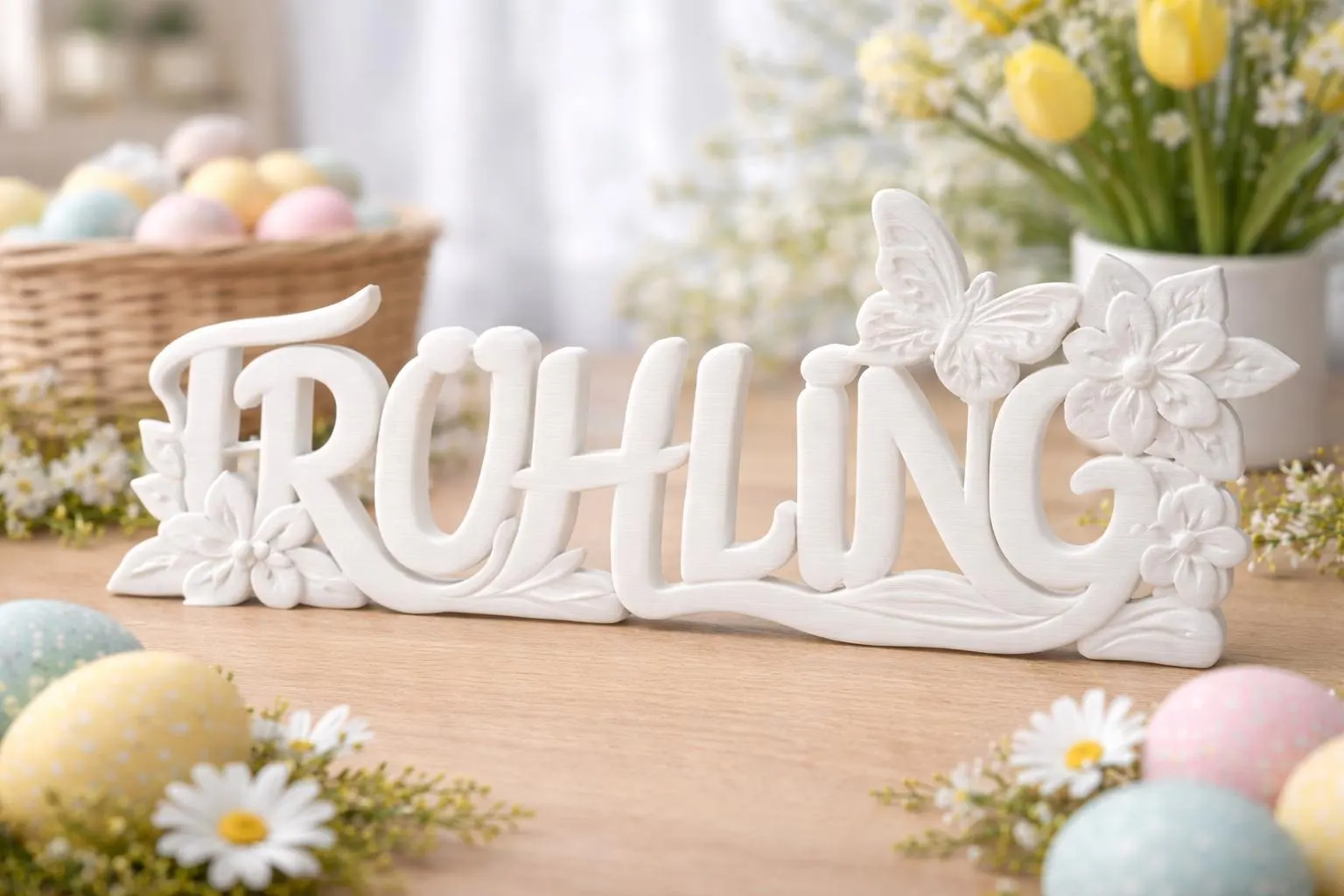 Frühling Schriftzug Deko | Ostern | 3D Druck - image 4