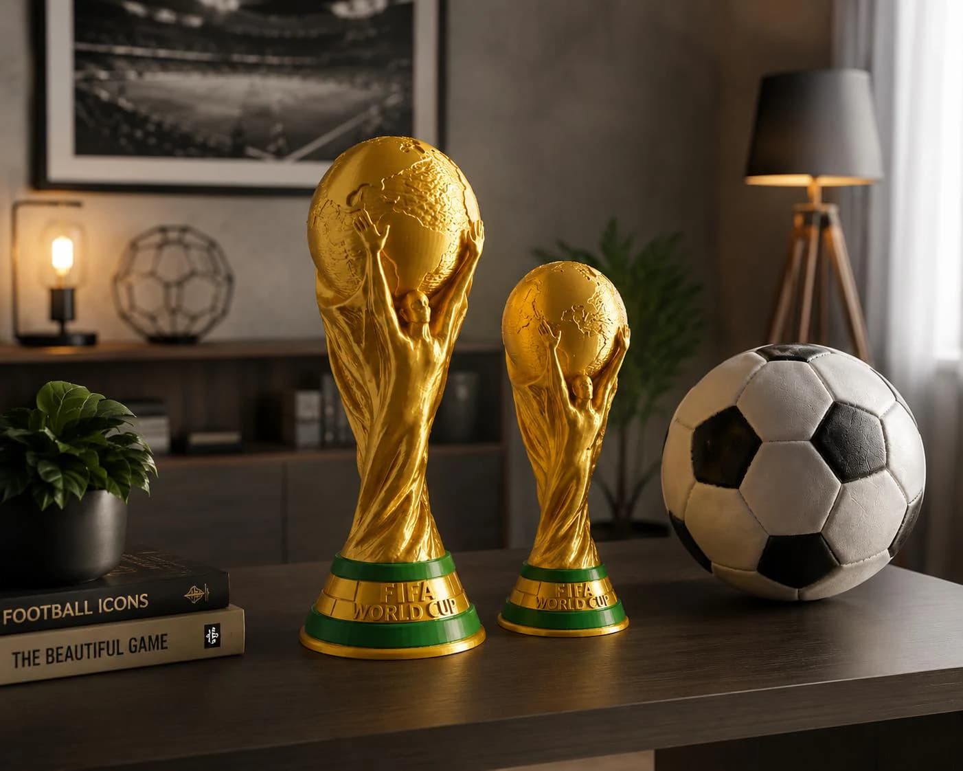 WM Pokal 2026 - Trophy Replica 3D gedruckt, WM 26, Fanartikel, Fußball Deko