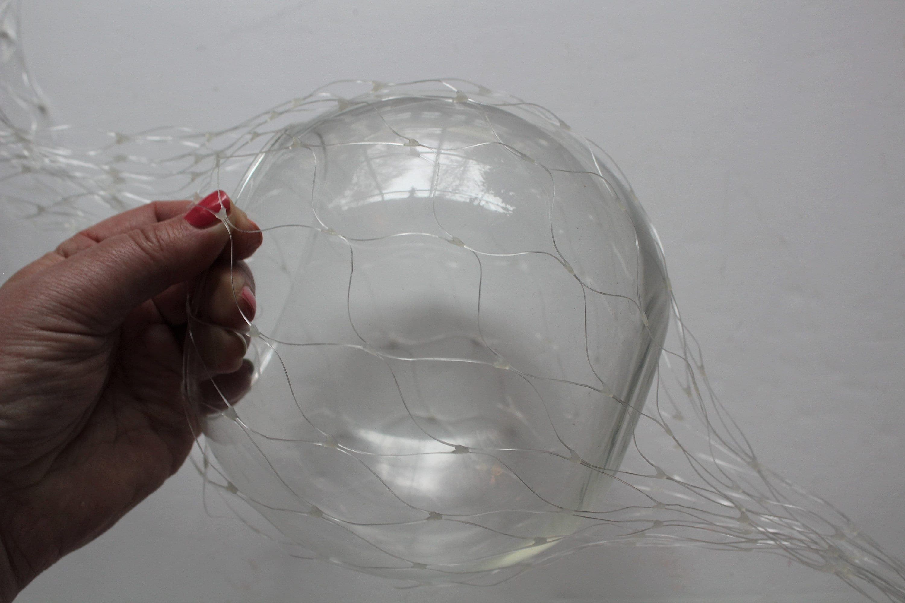 Vintage Libbey Hanging Crystal Bubble 1970s