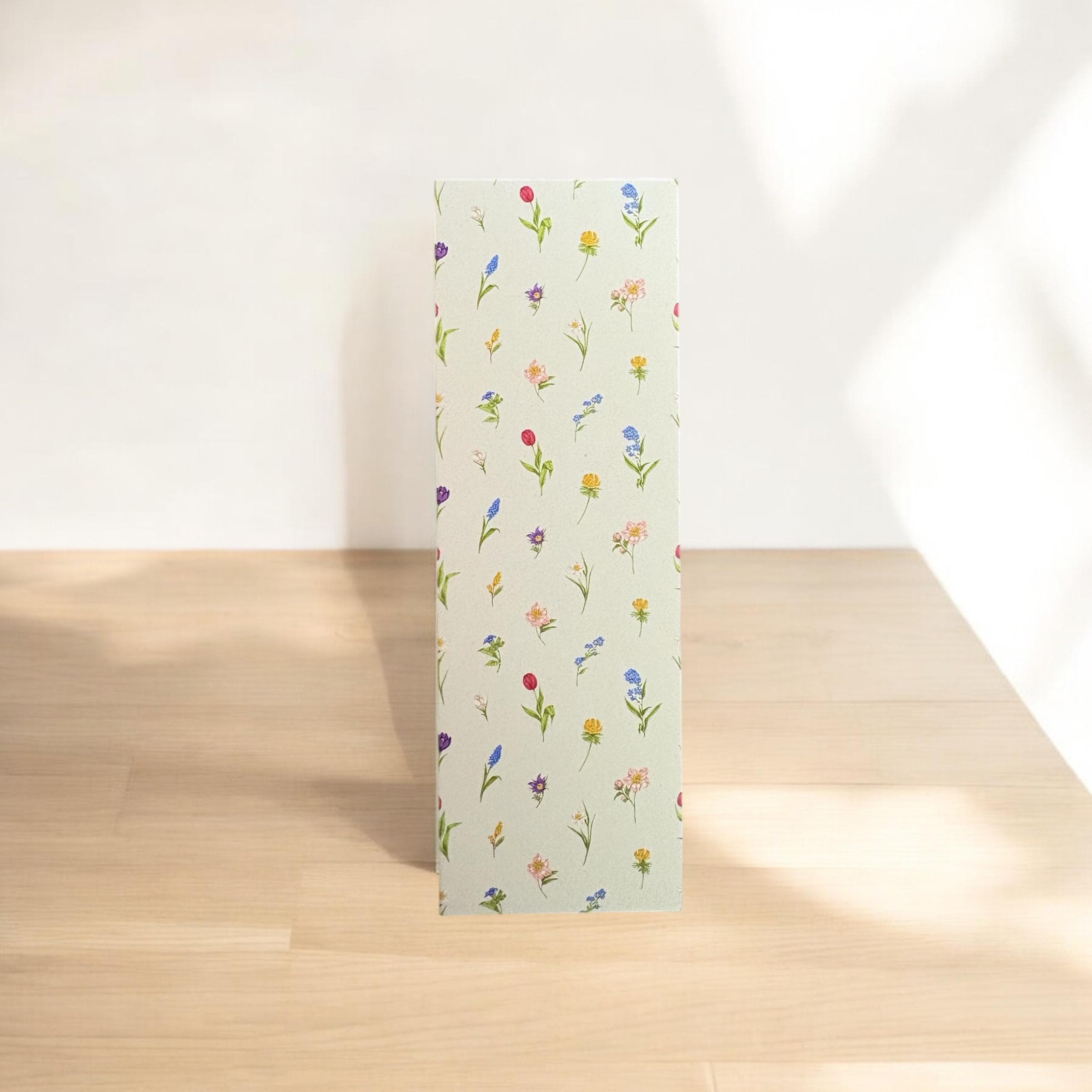 Floral Bookmark, Cardstock Paper