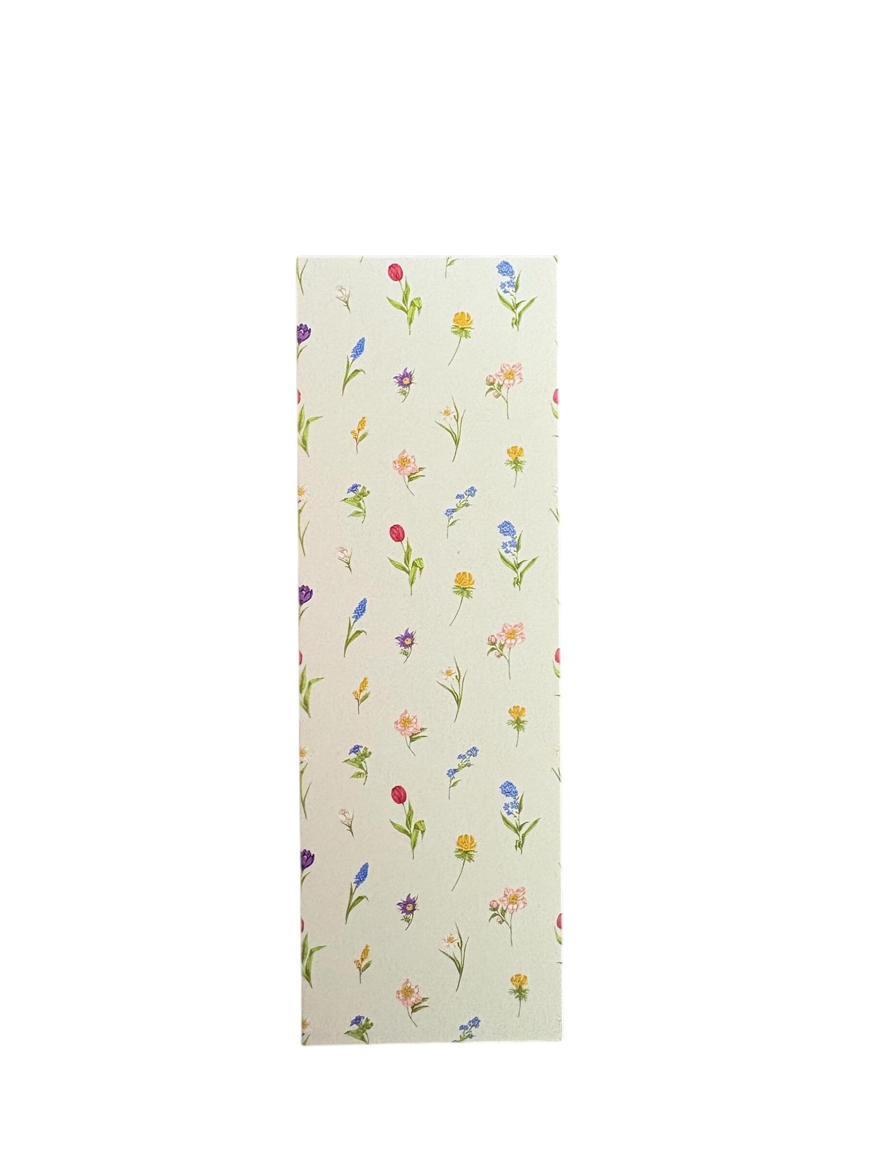 Floral Bookmark, Cardstock Paper - image 3
