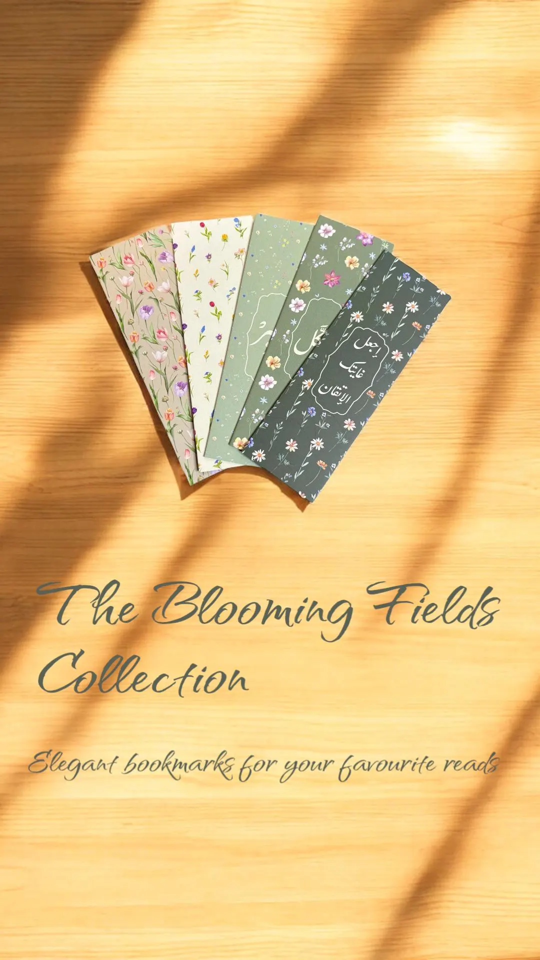Floral Islamic Bookmark, Cardstock Paper - image 5