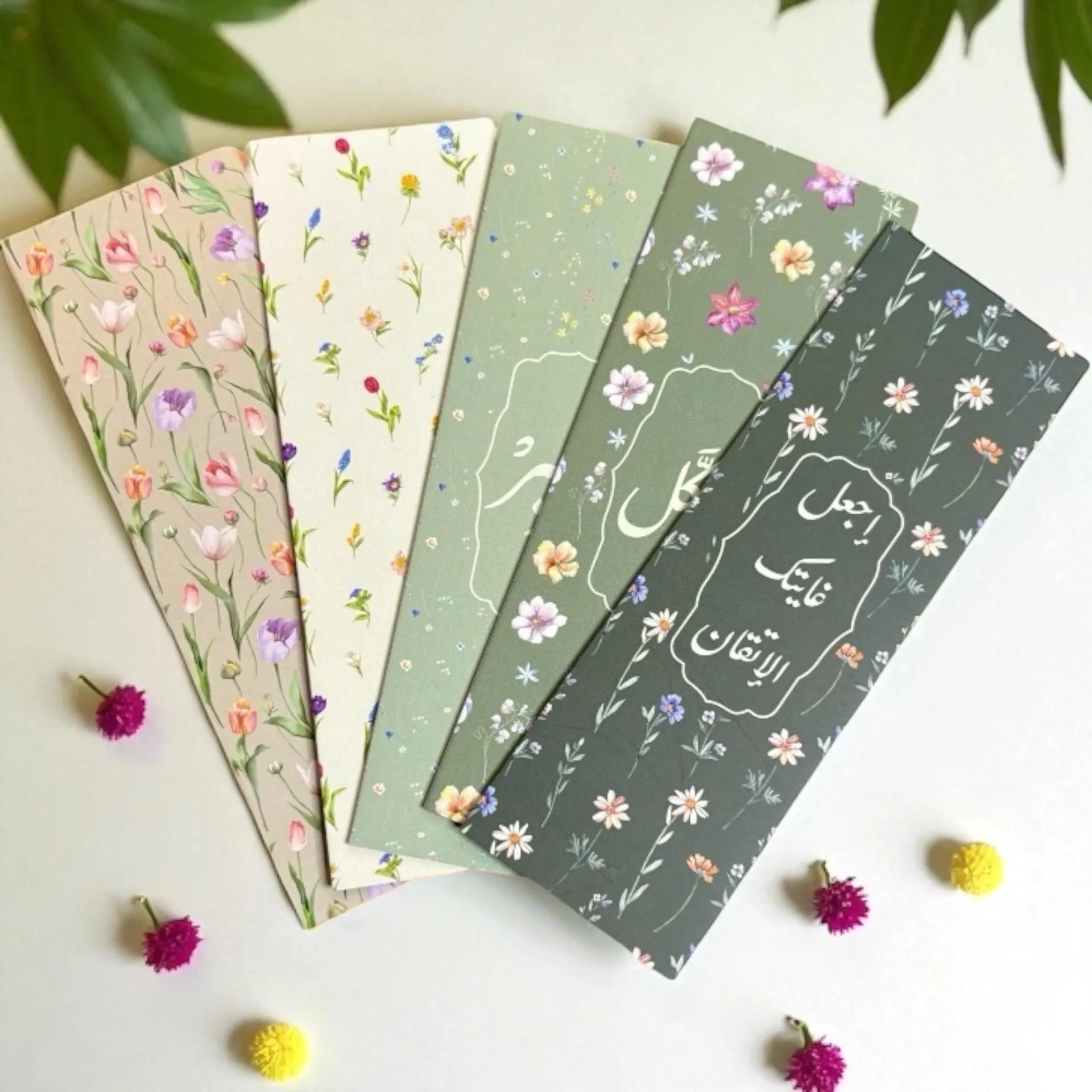 Floral Bookmark, Cardstock Paper - image 5