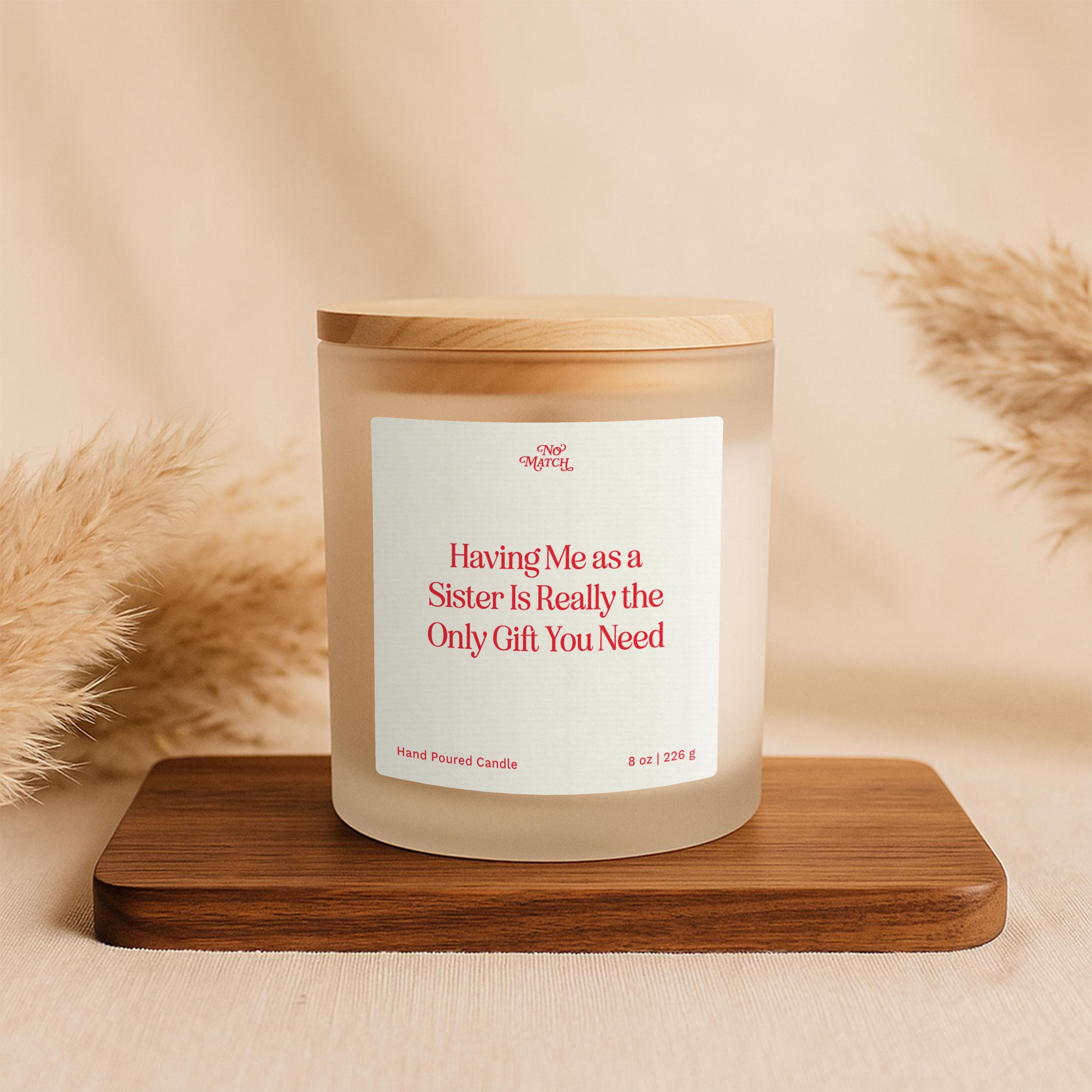 Handmade Candle, Gift for Siblings, Gift for Brother, Gift for Sister, Gift from a Sister, Funny Gift, Birthday Gift, Funny Candle - image 5