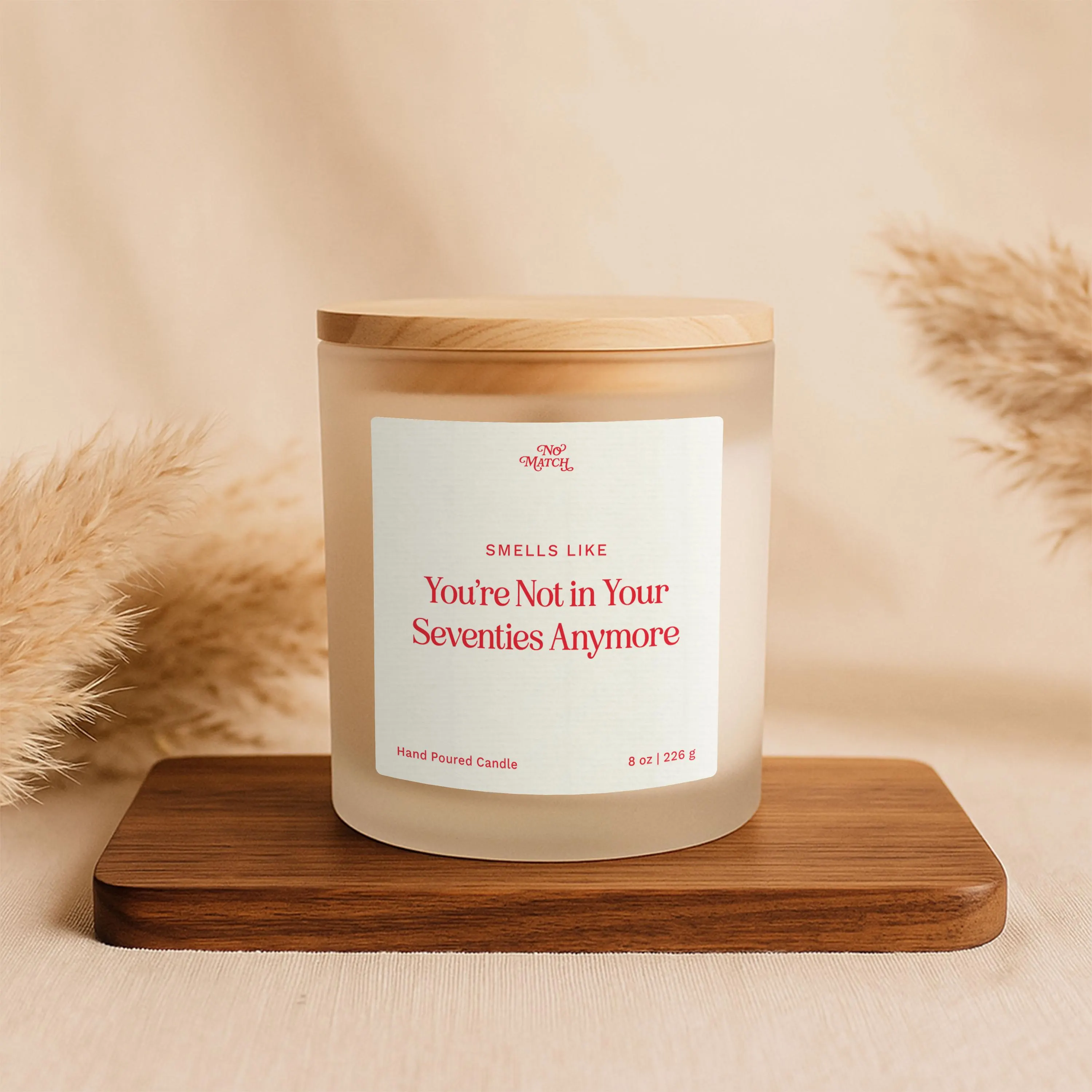 Handmade Candle, 80th Birthday Candle, Smells like Not in Your Seventies Anymore, Funny Gift, Milestone Birthday, Grandmother, Grandfather - image 4