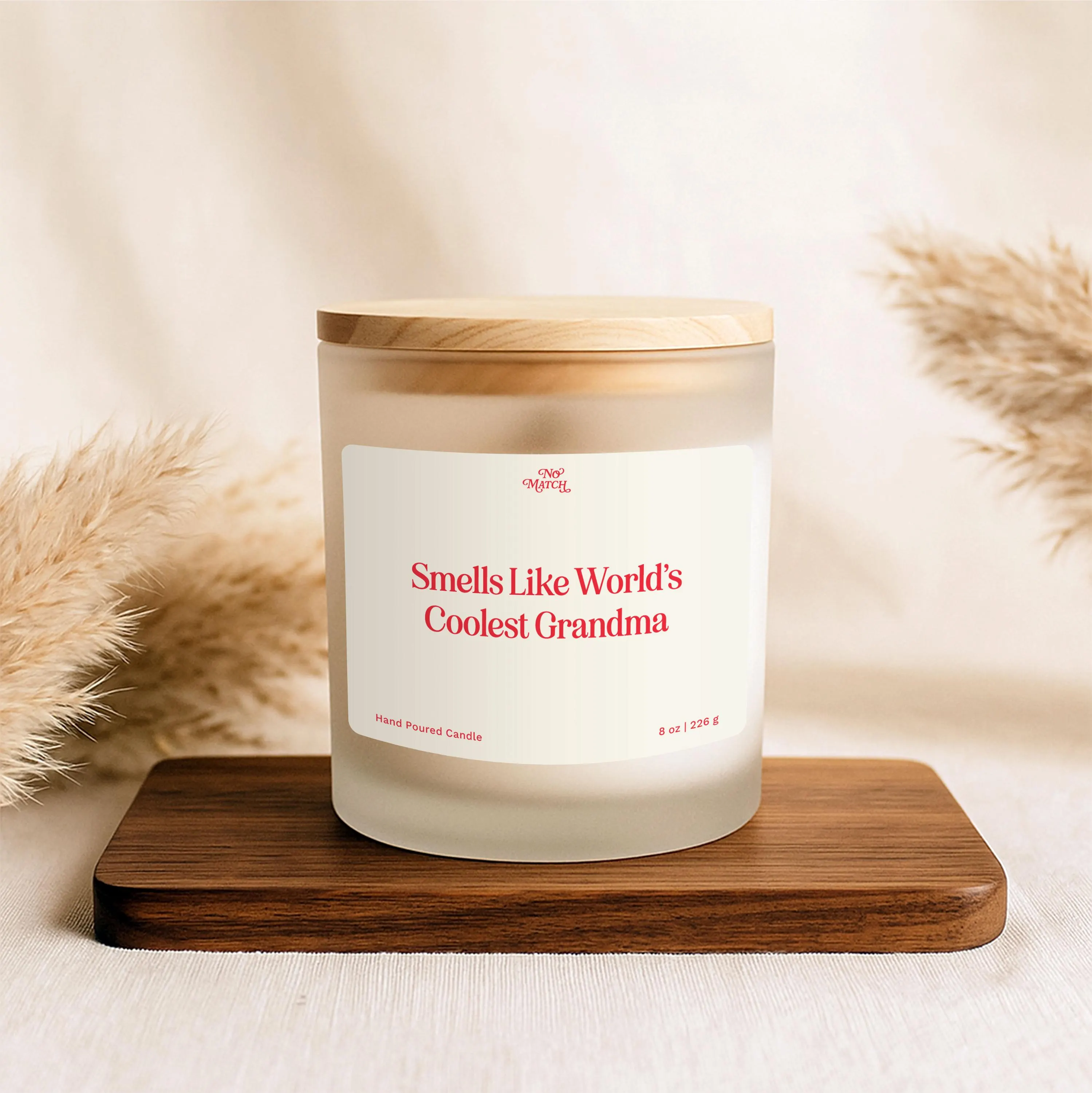 Handmade Candle, World's Coolest Grandma, Gift from Grandchild, Pregnancy Reveal, Future Grandma, Baby Announcement, Granddaughter, Grandson - image 4