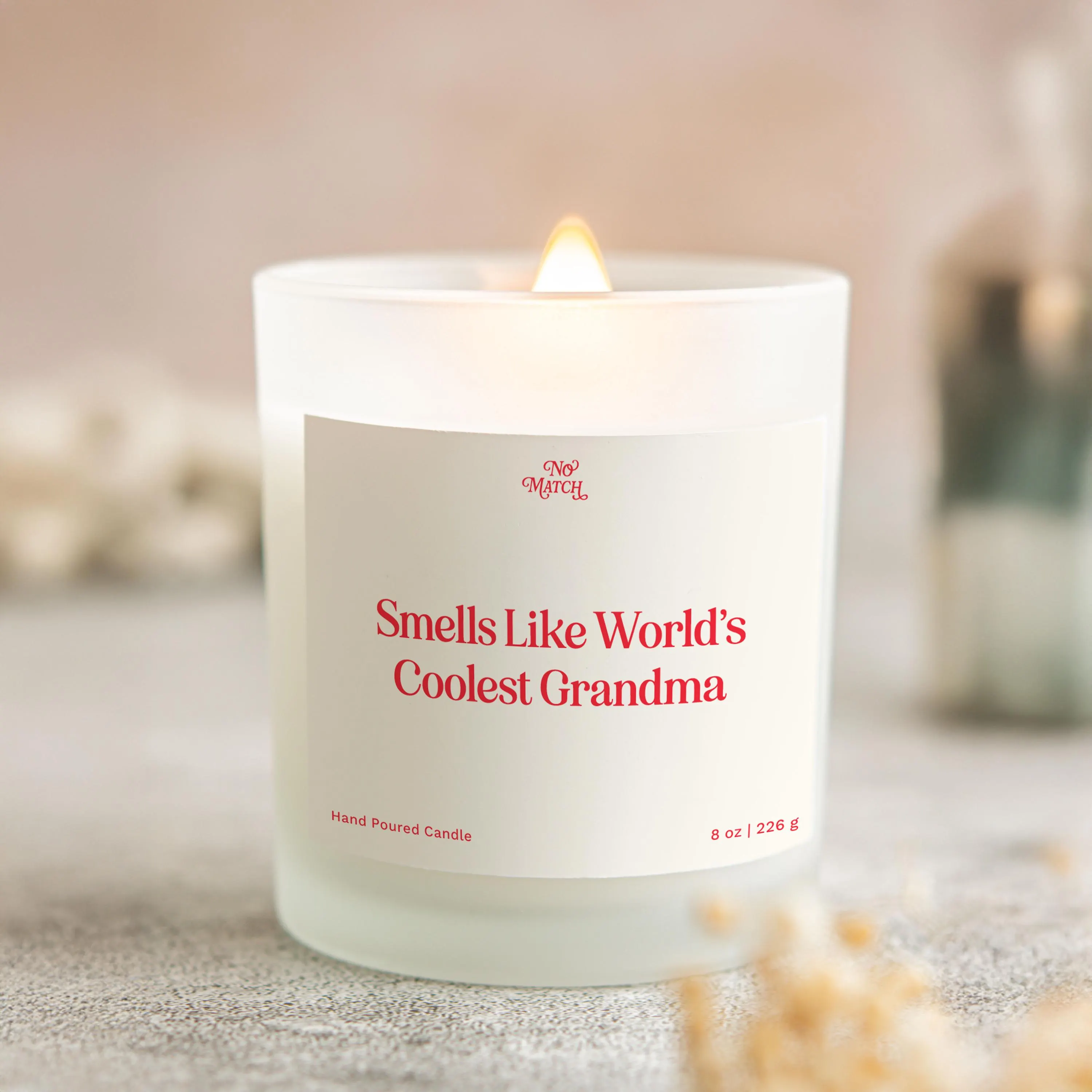 Handmade Candle, World's Coolest Grandma, Gift from Grandchild, Pregnancy Reveal, Future Grandma, Baby Announcement, Granddaughter, Grandson - image 5