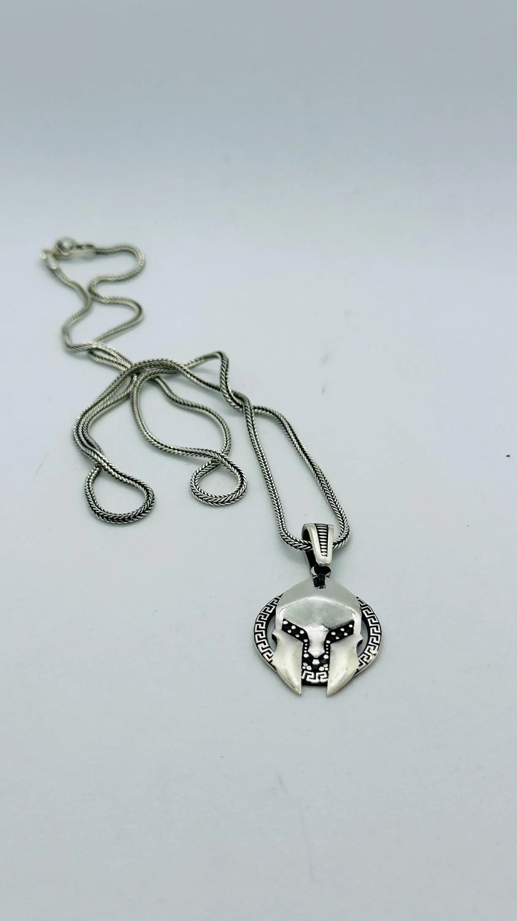 Fathers Day Gift Necklace, Sterling Silver Warrior Gift Pendant - image 4