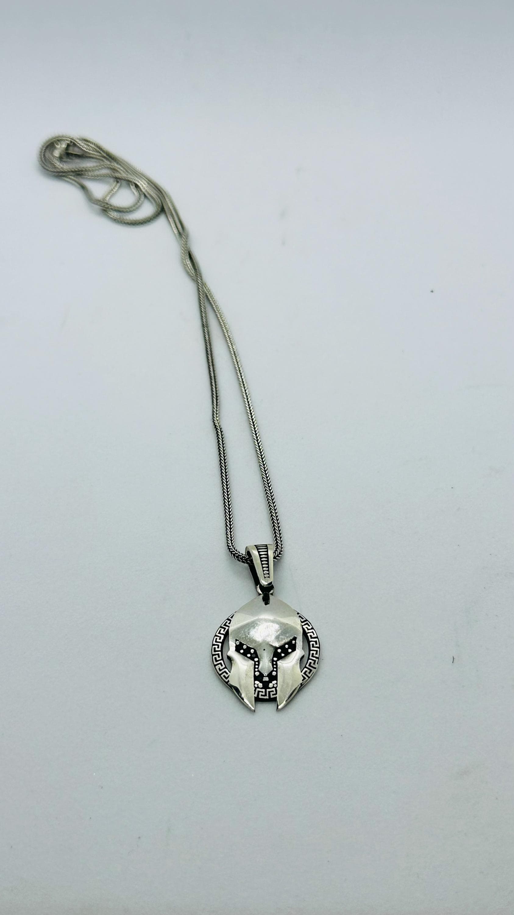 Fathers Day Gift Necklace, Sterling Silver Warrior Gift Pendant - image 5