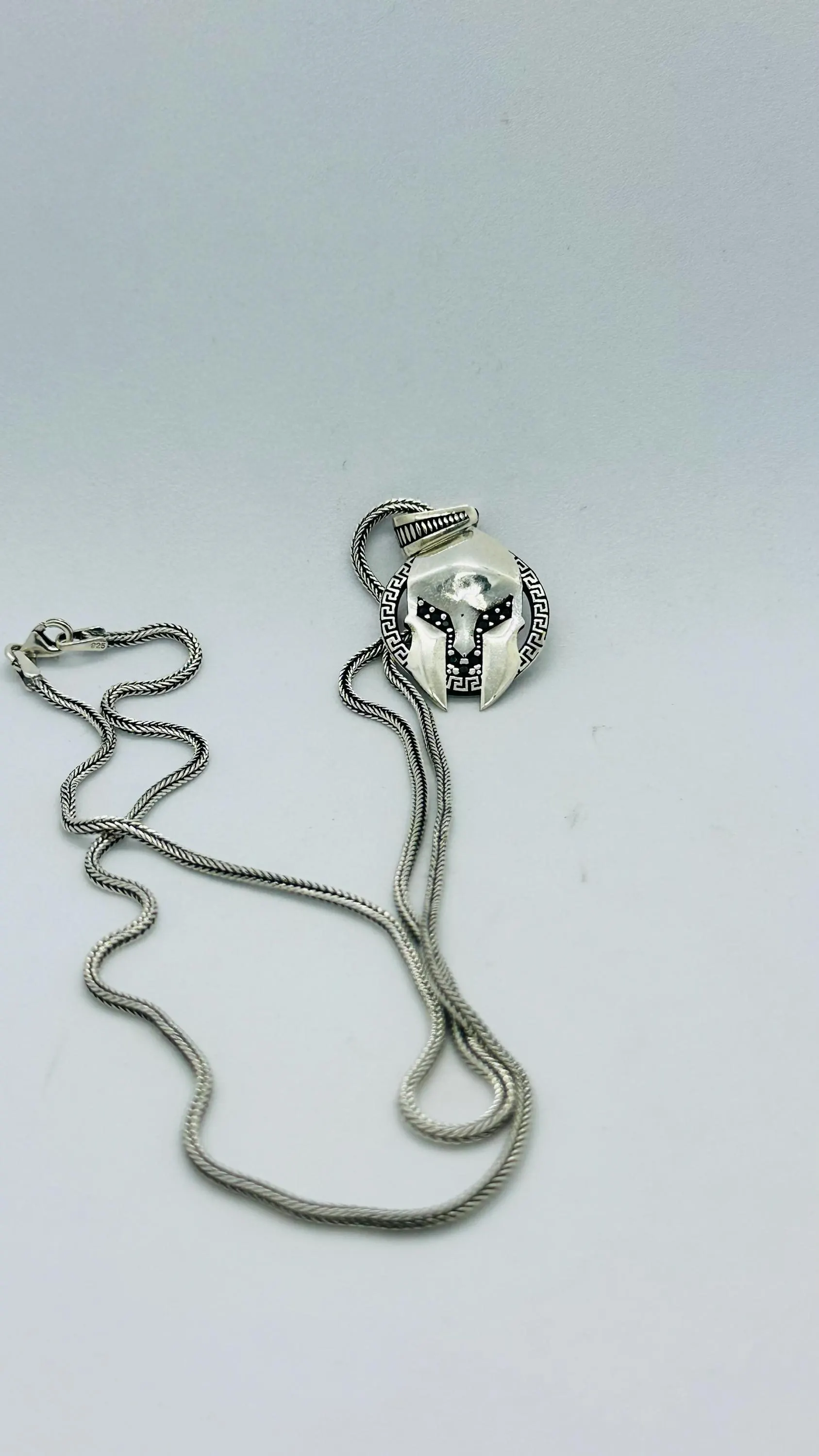 Fathers Day Gift Necklace, Sterling Silver Warrior Gift Pendant - image 2