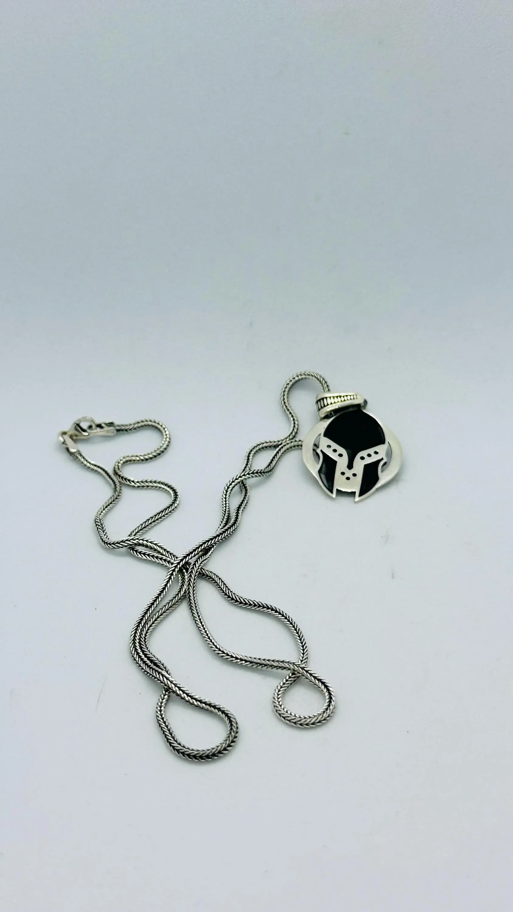 Fathers Day Gift Necklace, Sterling Silver Warrior Gift Pendant - image 3