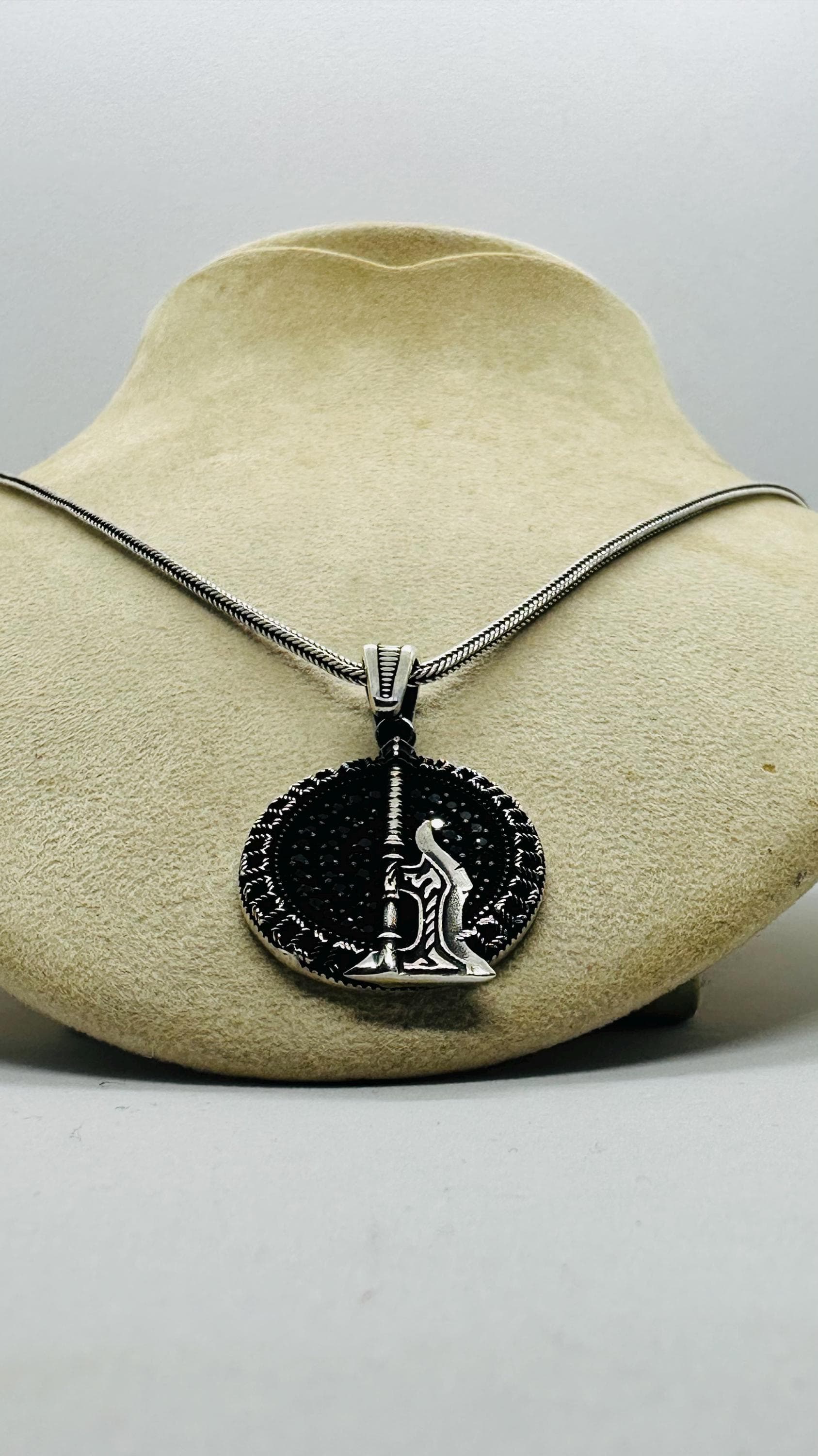 925 Sterling Silver Wolf Necklace for Men, Howling Wolf Pendant, Viking Gothic Jewelry - image 5