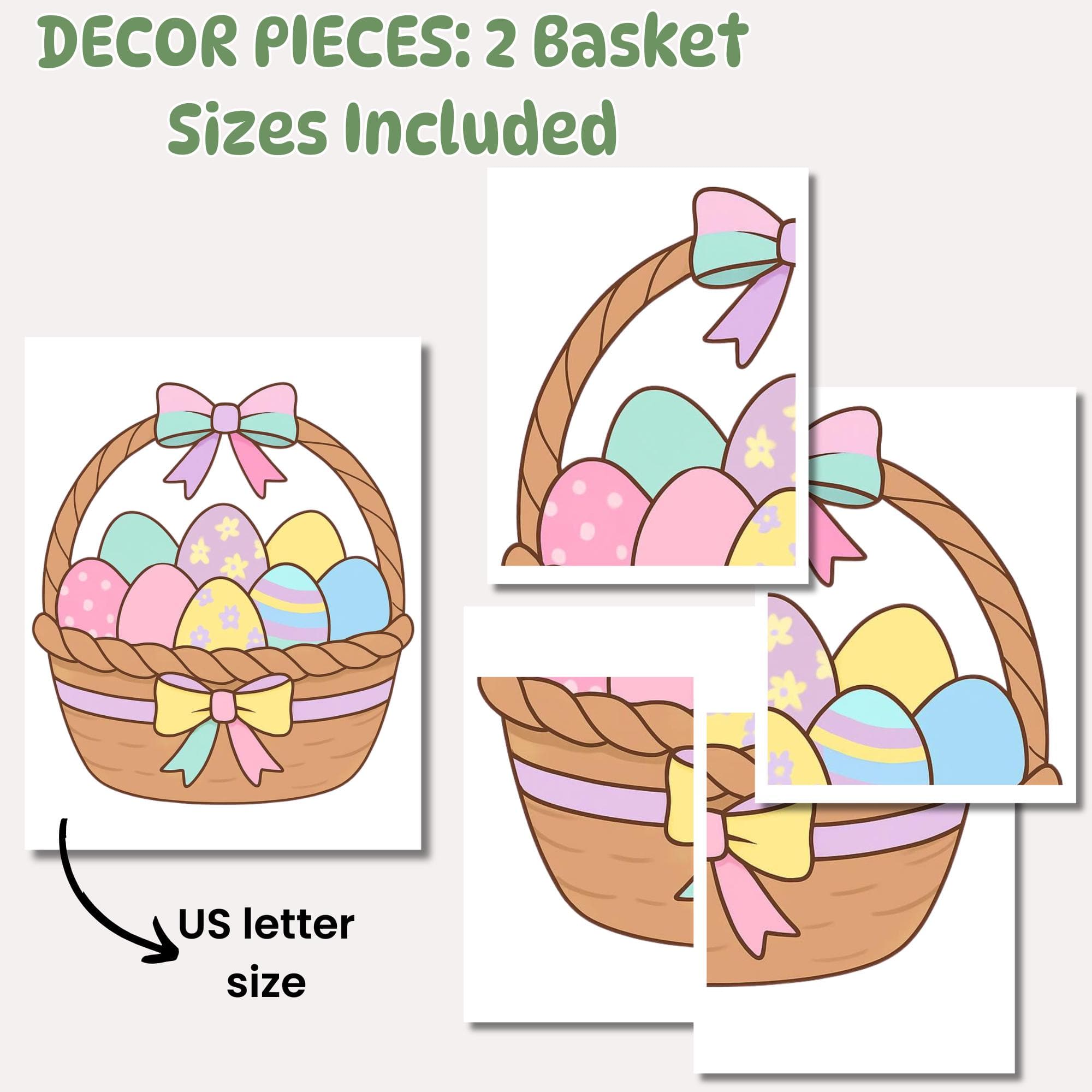 Easter Bulletin Board Kit | Easter egg Class decor | Printable March April Classroom Decor | Spring Bulletin Board | Editable Student Name - image 5