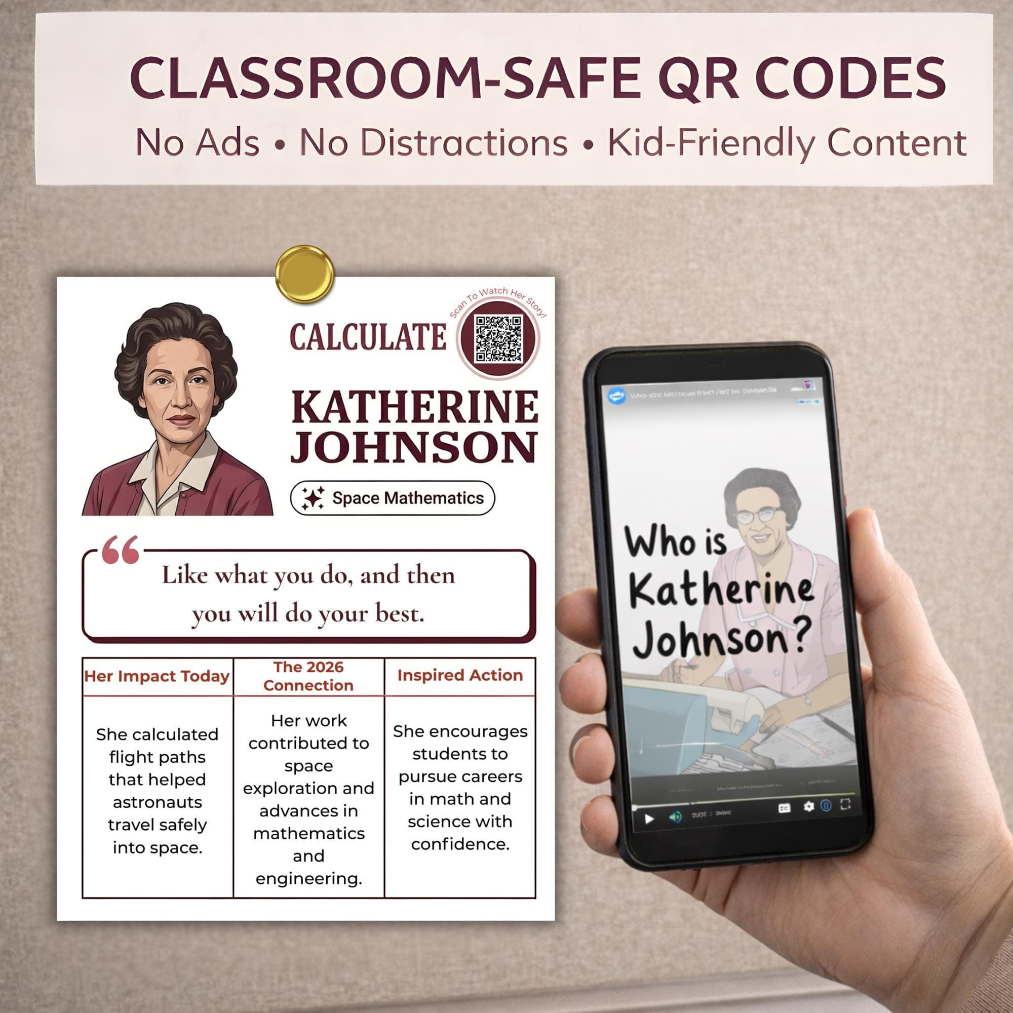 Women’s History Month Bulletin Board Kit 2026 | Interactive Lift the Flap Biographies | Women in STEM & Sustainability, March Teacher Decor - image 5