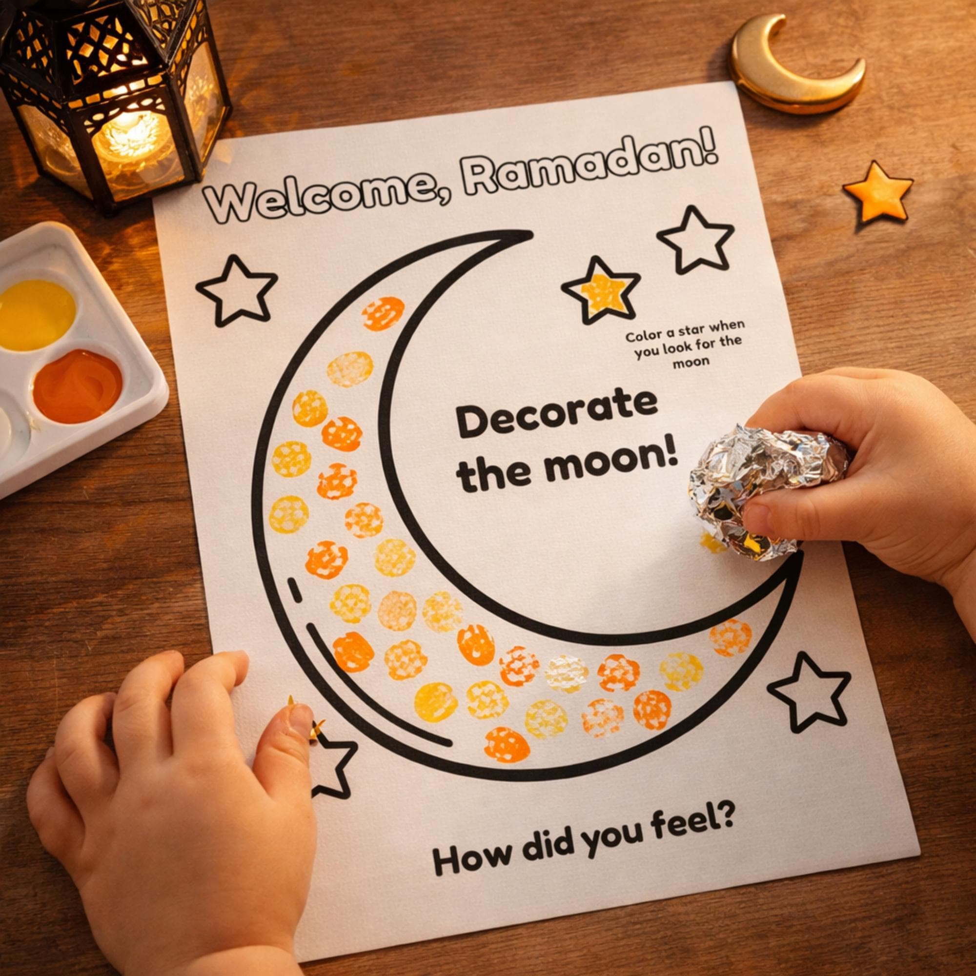 My First Ramadan Activity Book | Toddler Ramadan Busy Book | Muslim Preschool Montessori Pack | Ramadan Kids Activities | Ramadan coloring - image 5