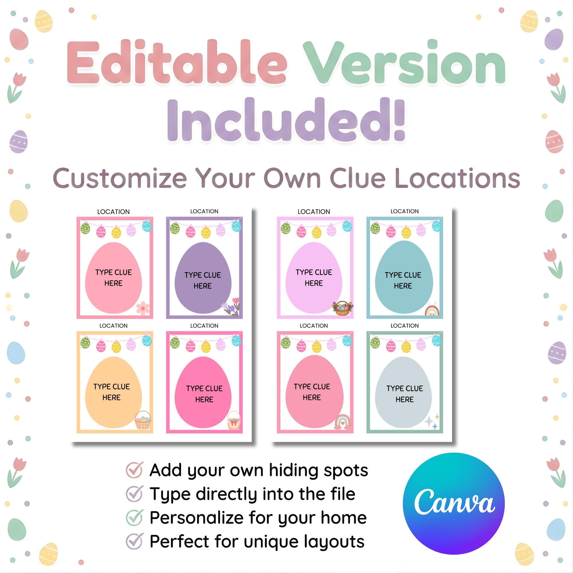 Teens Easter Treasure Hunt Clues Printable | Indoor Outdoor Easter Scavenger Hunt for Tweens | Hard Treasure Hunt |Teens Treasure Hunt Clues - image 4