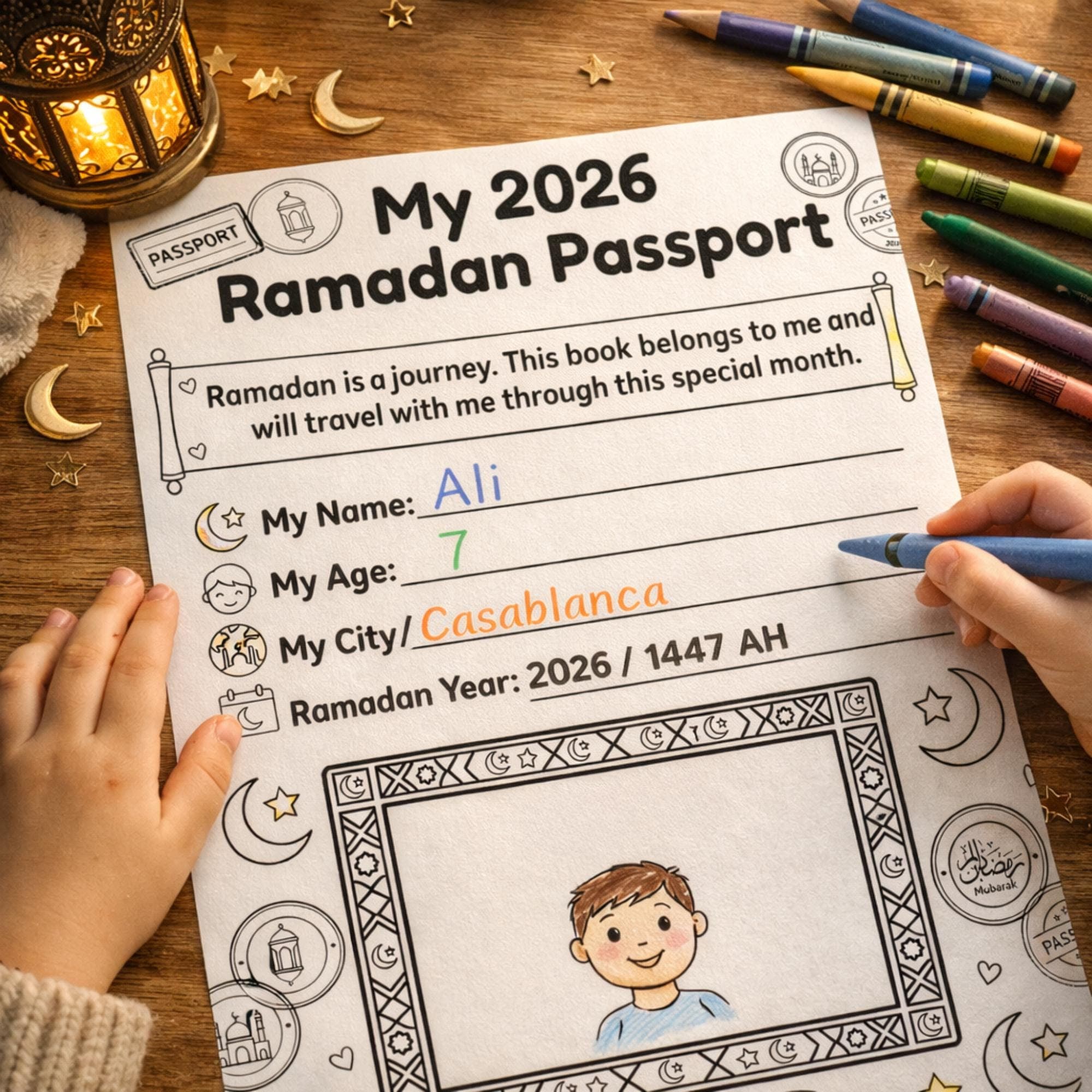 100 Page 2026 Ramadan Activity Book Kids | Muslim Homeschooling Montessori Bundle | Islamic Prophets & STEM Worksheet | Instant Download PDF - image 5