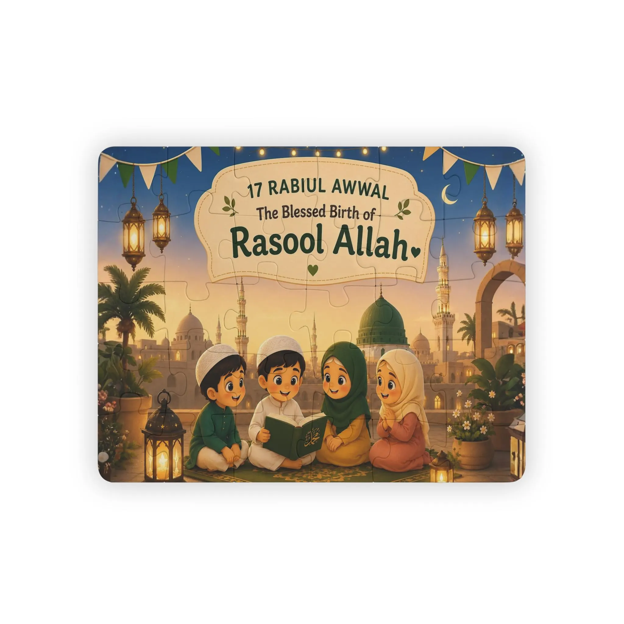 17 Rabi Ul Awwal Kids Puzzle | Shia Islamic Puzzle | Prophet Muhammad | Shia Muslim Kids Gift | 30 Piece Jigsaw - image 5