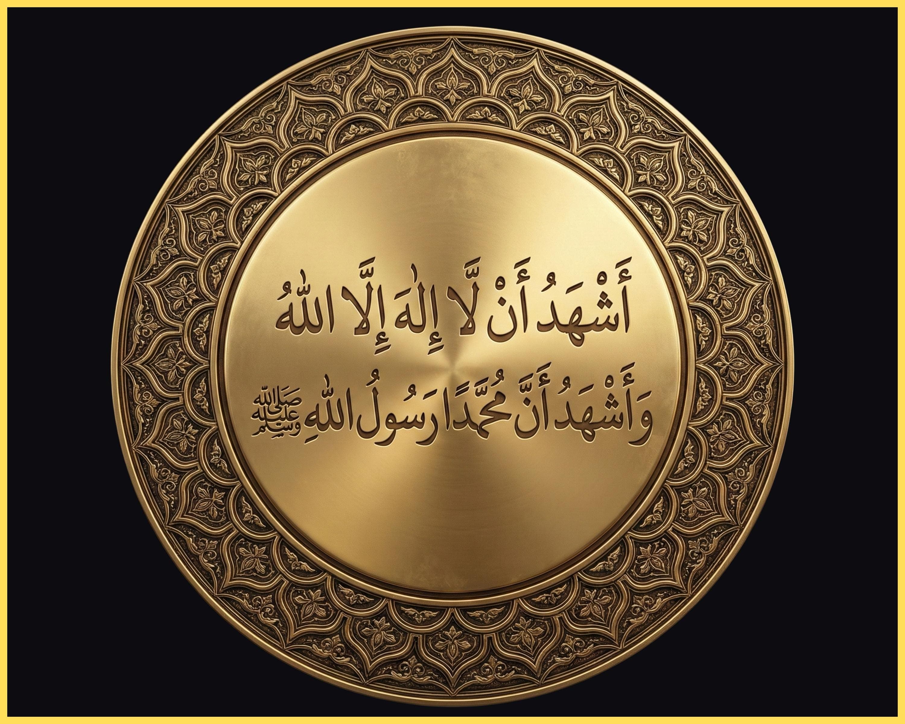 Kalima Shahada Islamic Wall Art |