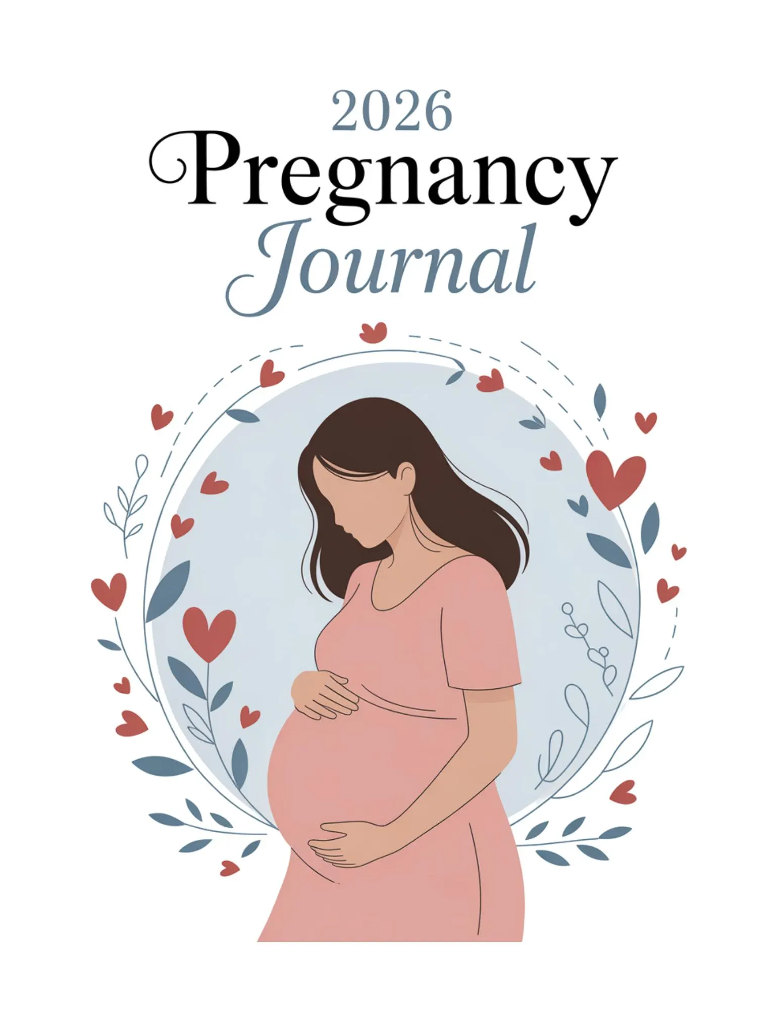 2026 Pregnancy Journal Printable | Minimal Maternity Planner | Weekly Pregnancy Tracker | Expecting Mom Journal | Baby Keepsake PDF - image 3