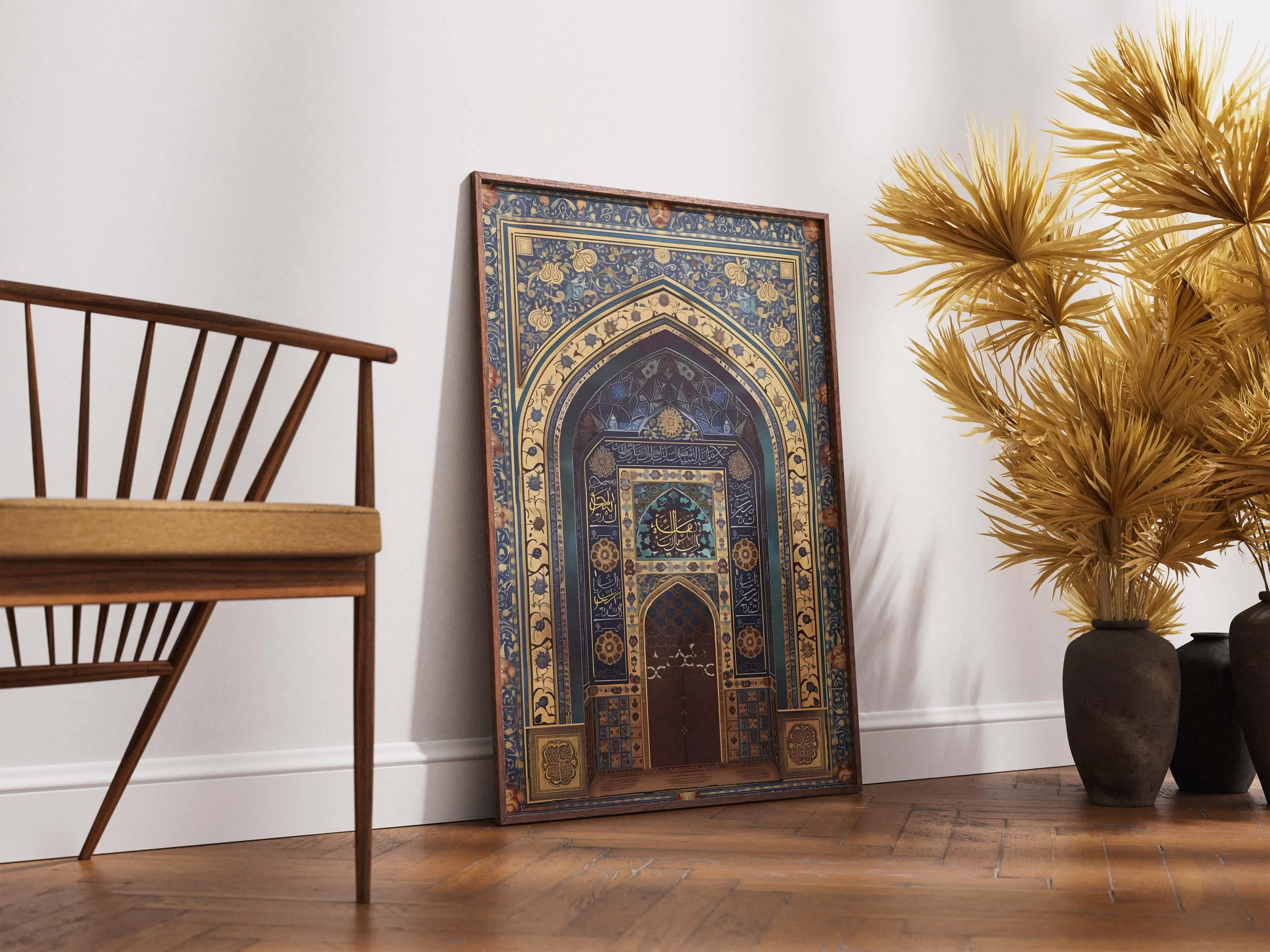 Persian Mosque Print – Islamic Architecture, Geometric Art - image 5