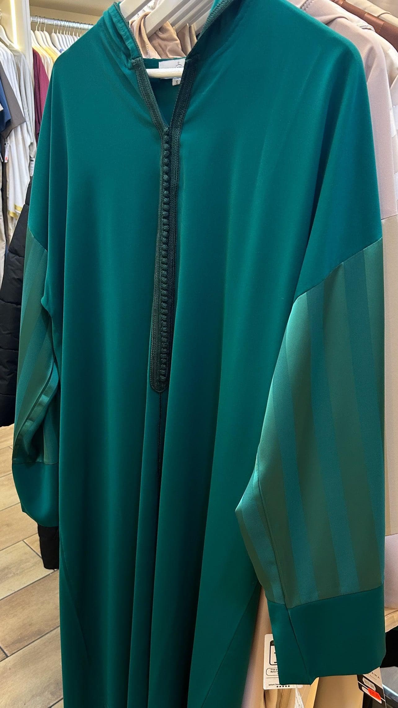 Women Moroccan Hooded Jawhara crep Djellaba Regular fit - image 5