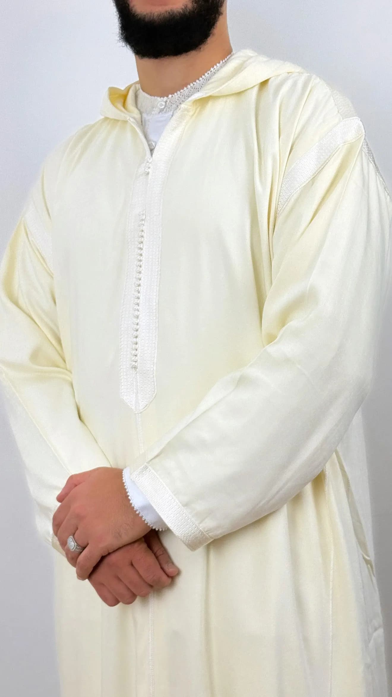 Hooded Thobe Premium Moroccan Djellaba - image 4