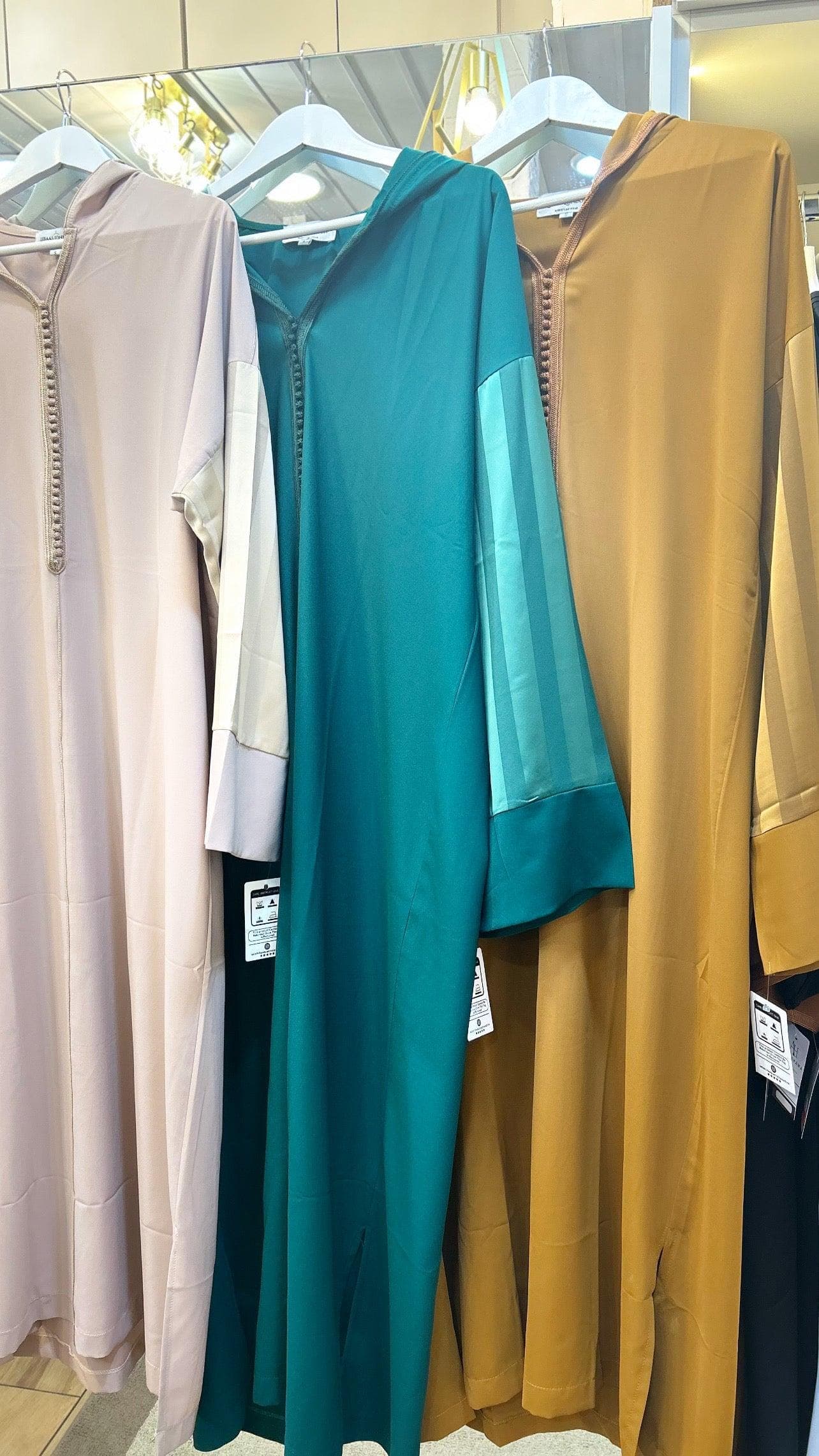 Women Moroccan Hooded Jawhara crep Djellaba Regular fit