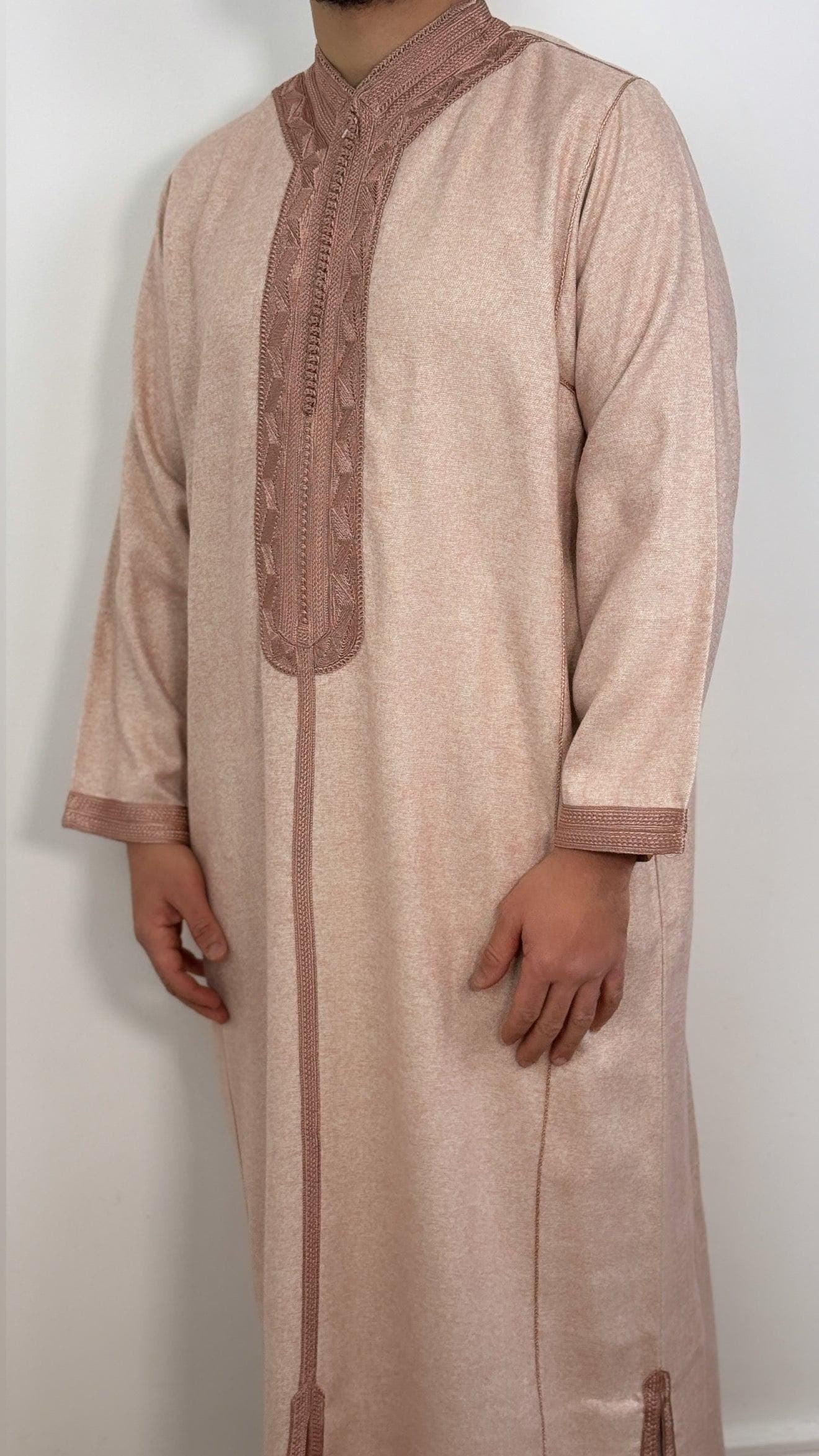 Kaftan Winter color Tweed Long Sleeve Thobe - image 4
