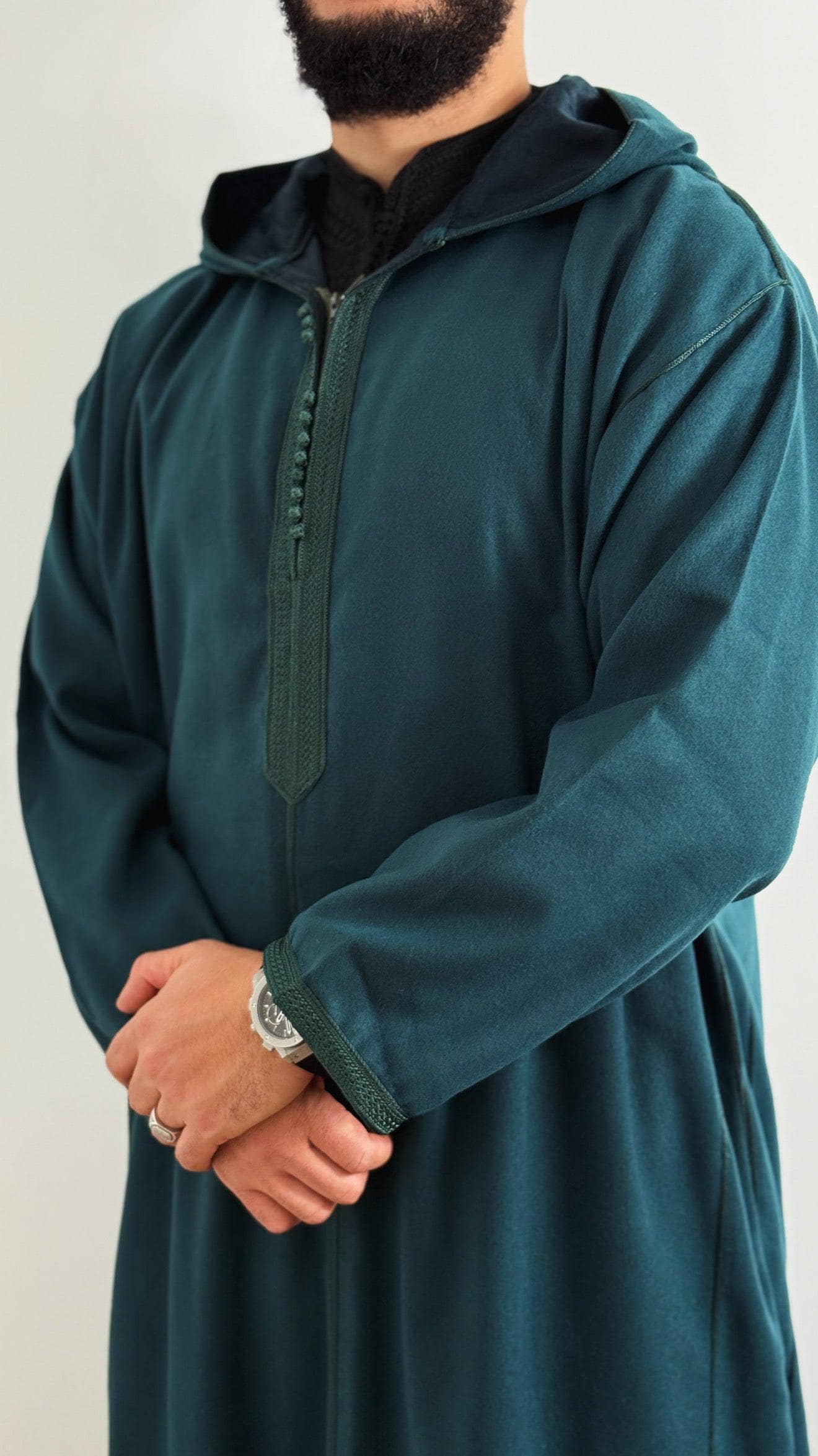 Winter Moroccan Hooded Djellaba Jubbah - image 5